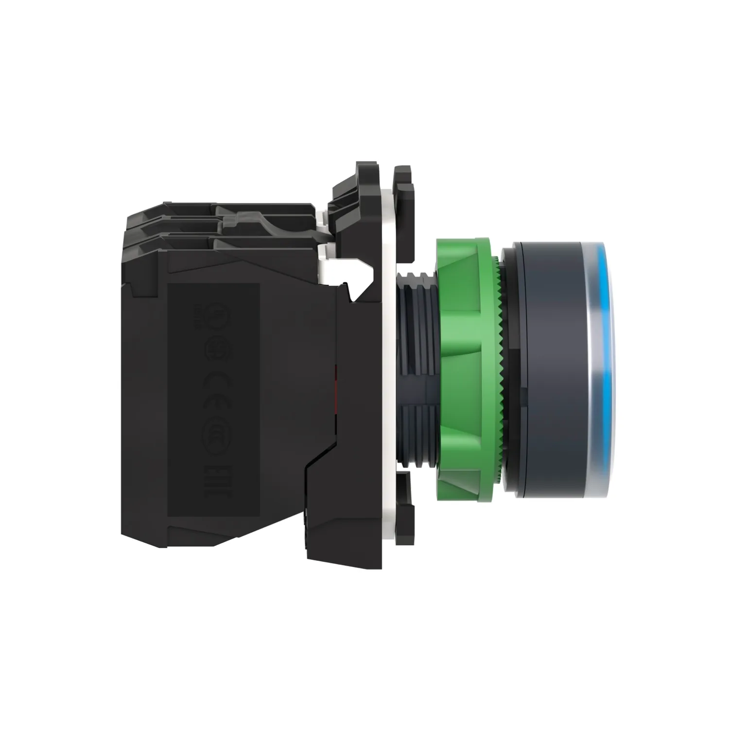 XB5AW36B5 - Şalter: basmalı buton; 22mm; Sabit poz: 1; NC + NO; mavi; LED; 24V - 2