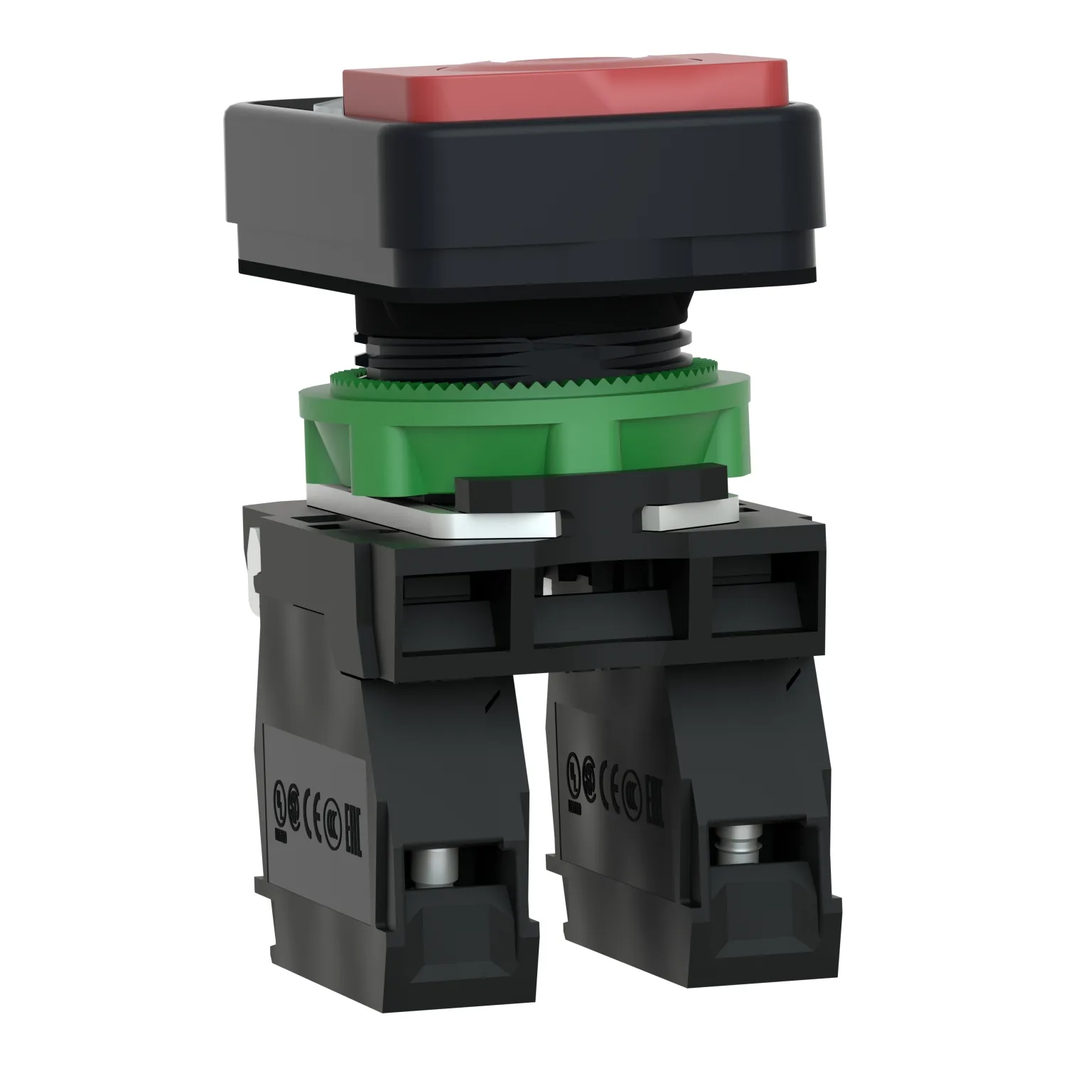 XB5AW73731B5 - Şalter: ikili; 22mm; Sabit poz: 1; NC + NO; yeşil/kırmızı; LED; 24V - 3