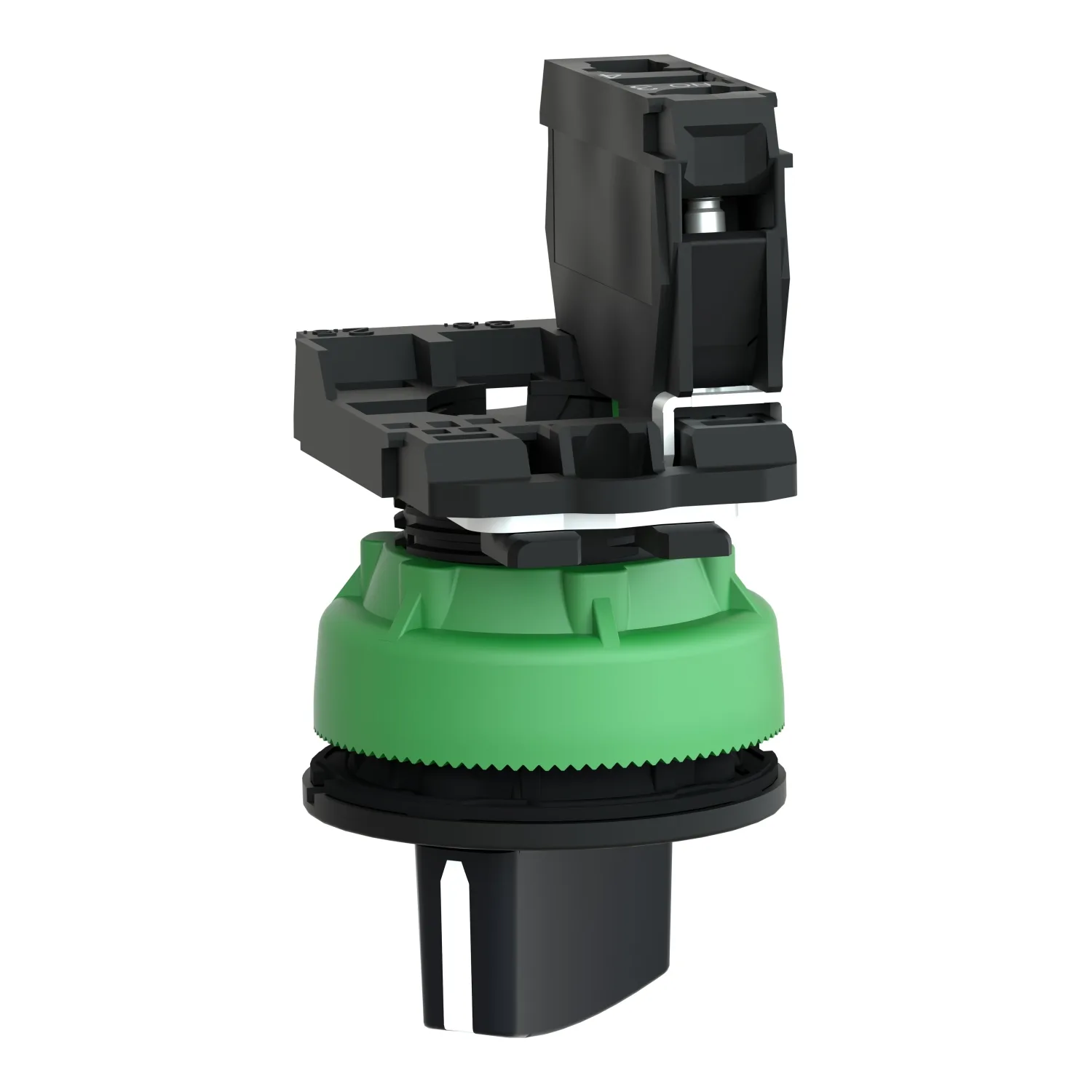 Schneider XB5FD21 - Siyah Mandal buton 1 NA