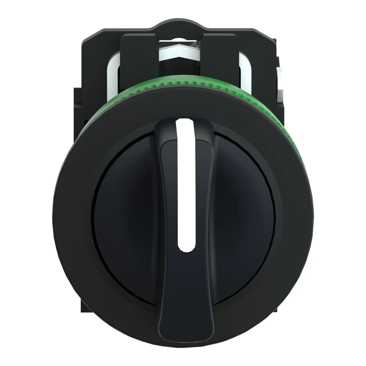 Harmony XB5 - bouton tournant à manette - flush - 3 pos fix - noir - 2F - 4