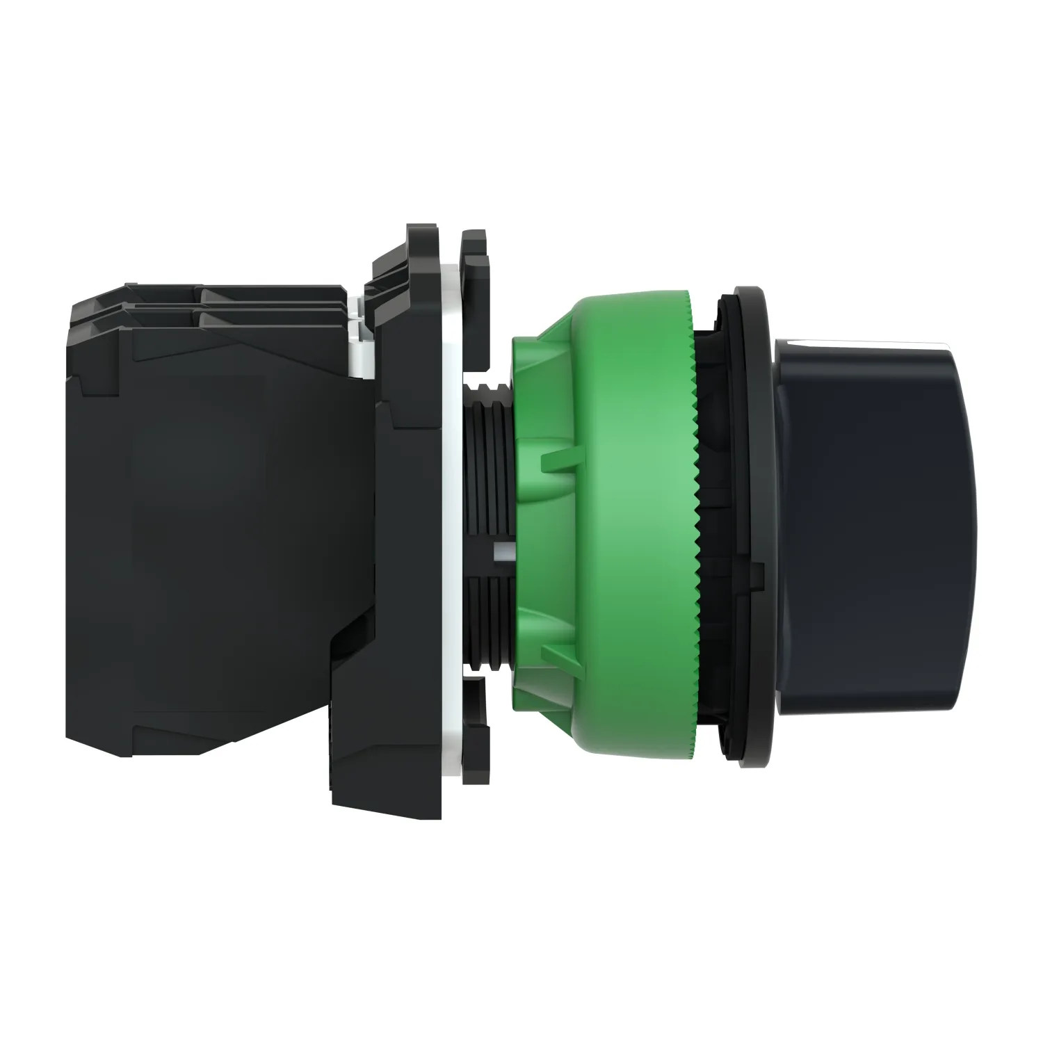 Harmony XB5 - bouton tournant à manette - flush - 3 pos fix - noir - 2F - 6