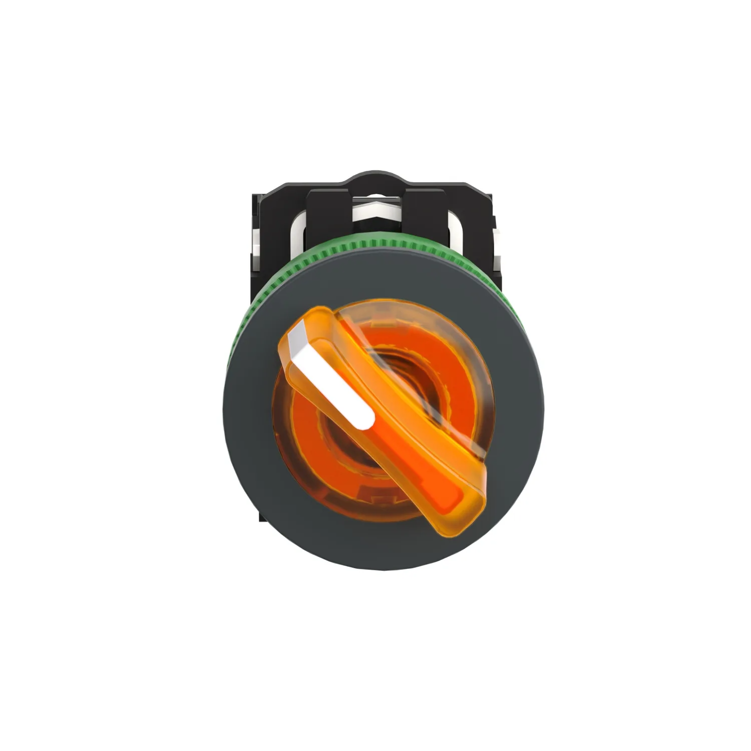 XB5FK125B5 - Illuminated, selector switch LED 24 VAC /DC Green 1NA+1NK - 4