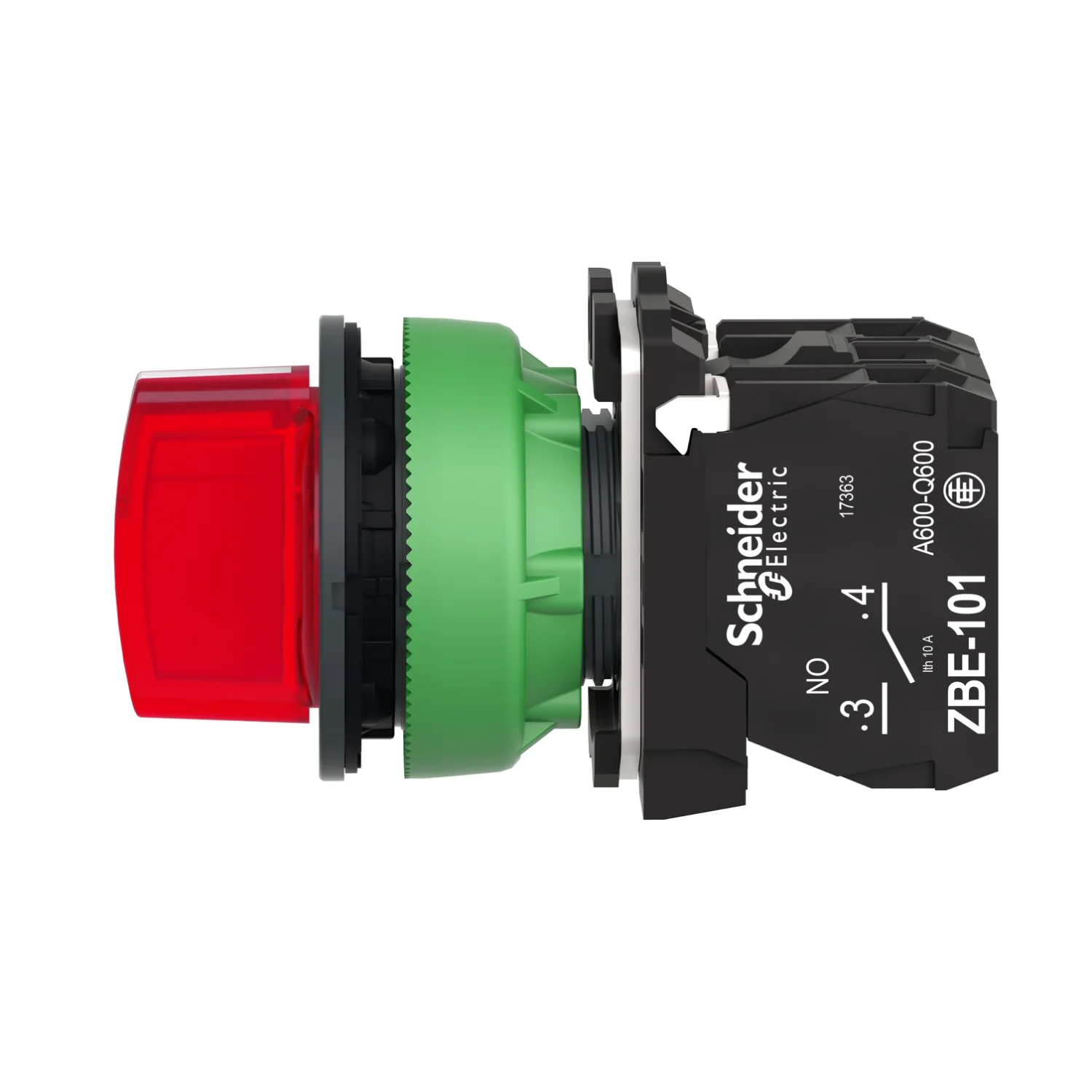 XB5FK134B5 - Işıklı, Mandal buton LED 24 VAC /DC Turuncu 1NA+1NK - 2