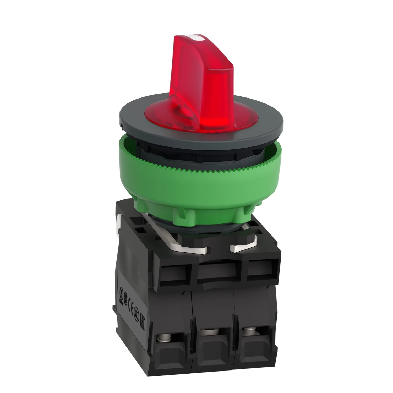 XB5FK134B5 - Işıklı, Mandal buton LED 24 VAC /DC Turuncu 1NA+1NK - 3