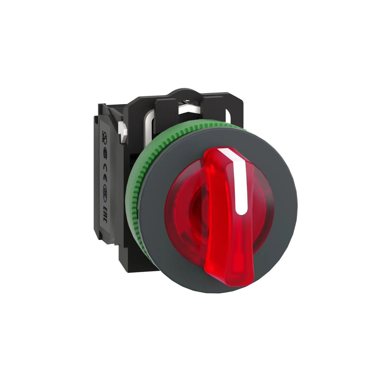 Schneider XB5FK134B5 - Işıklı, Mandal buton LED 24 VAC /DC Turuncu 1NA+1NK
