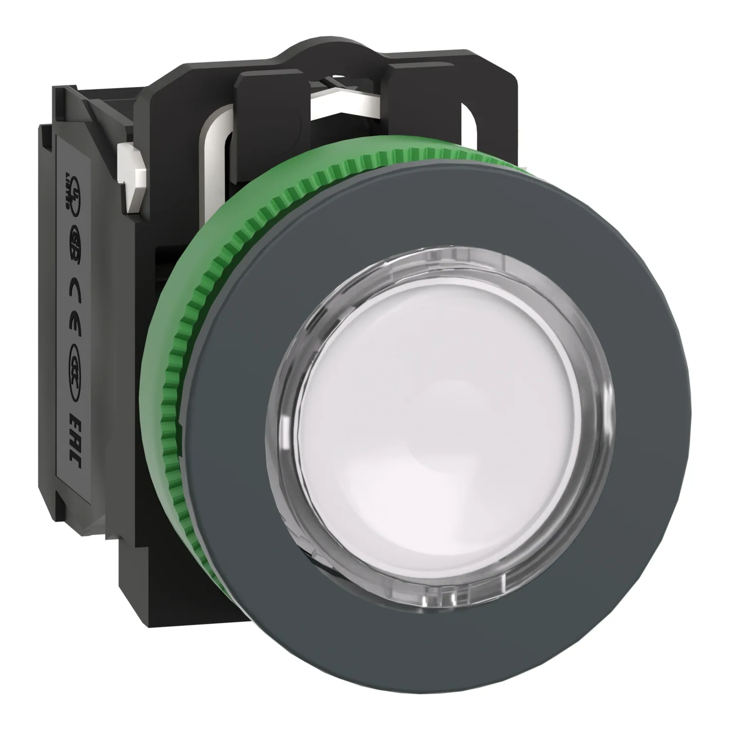 Schneider XB5FW31B5 - Işıklı, yaylı butonlar LED 24 VAC /DC Yeşil 1 NA+1 NK