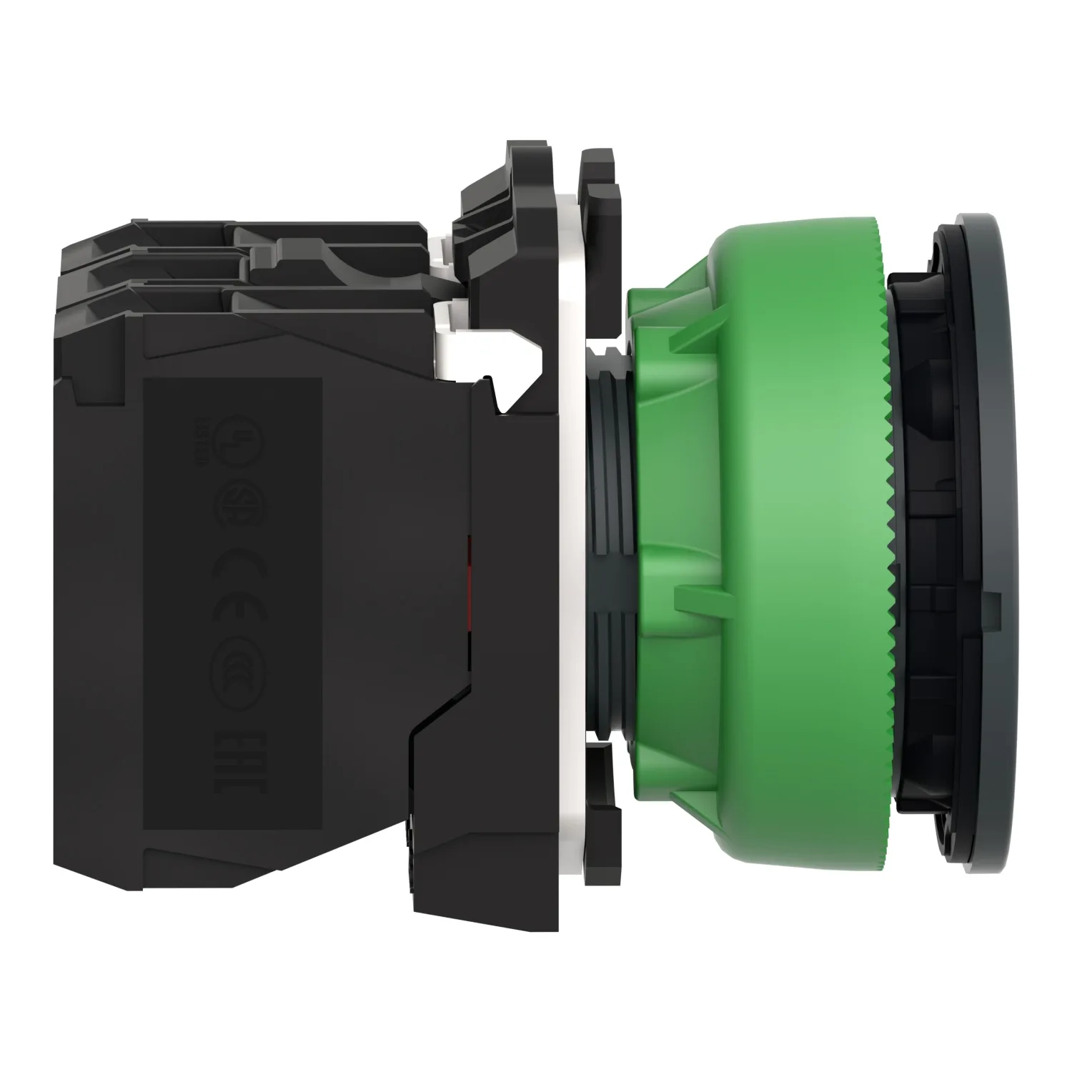 Leuchtdrucktaster, Harmony XB5F, Kunststoff, 30mm, orange, universelle LED, 1S+1Ö, 24V ACDC - 2