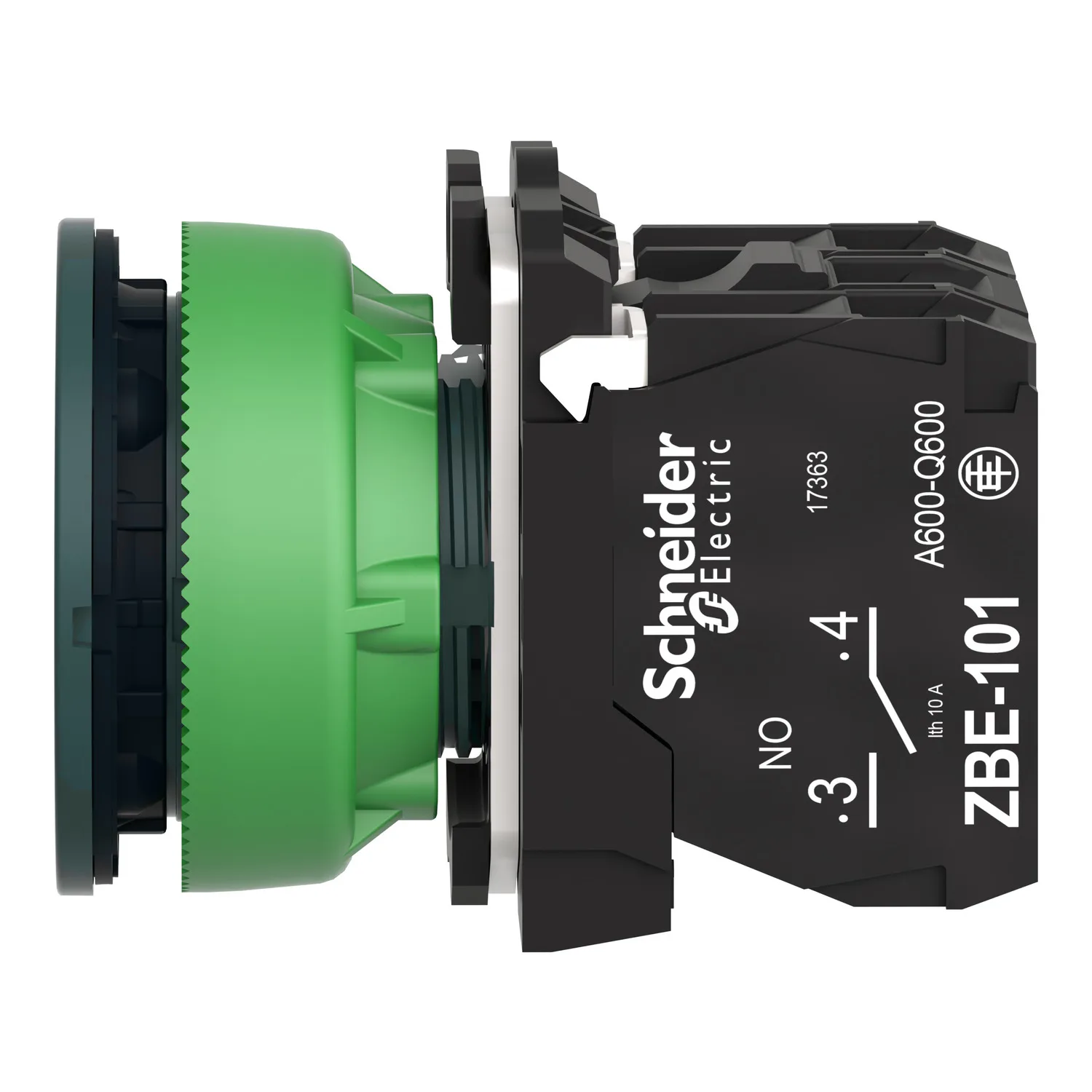 XB5FW36B5 - Işıklı, yaylı butonlar LED 24 VAC /DC Beyaz 1 NA+1 NK - 4