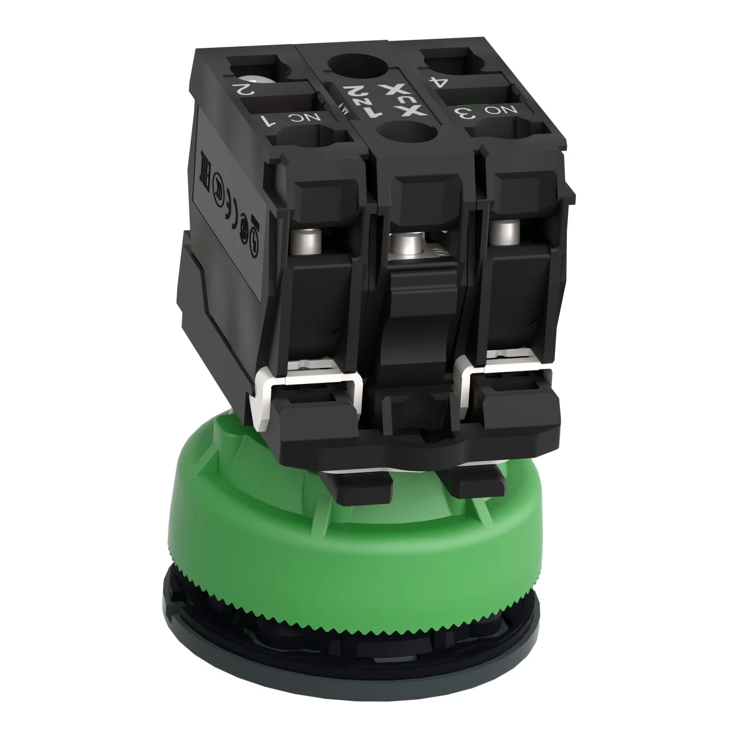 XB5FW36B5 - Işıklı, yaylı butonlar LED 24 VAC /DC Beyaz 1 NA+1 NK - 5