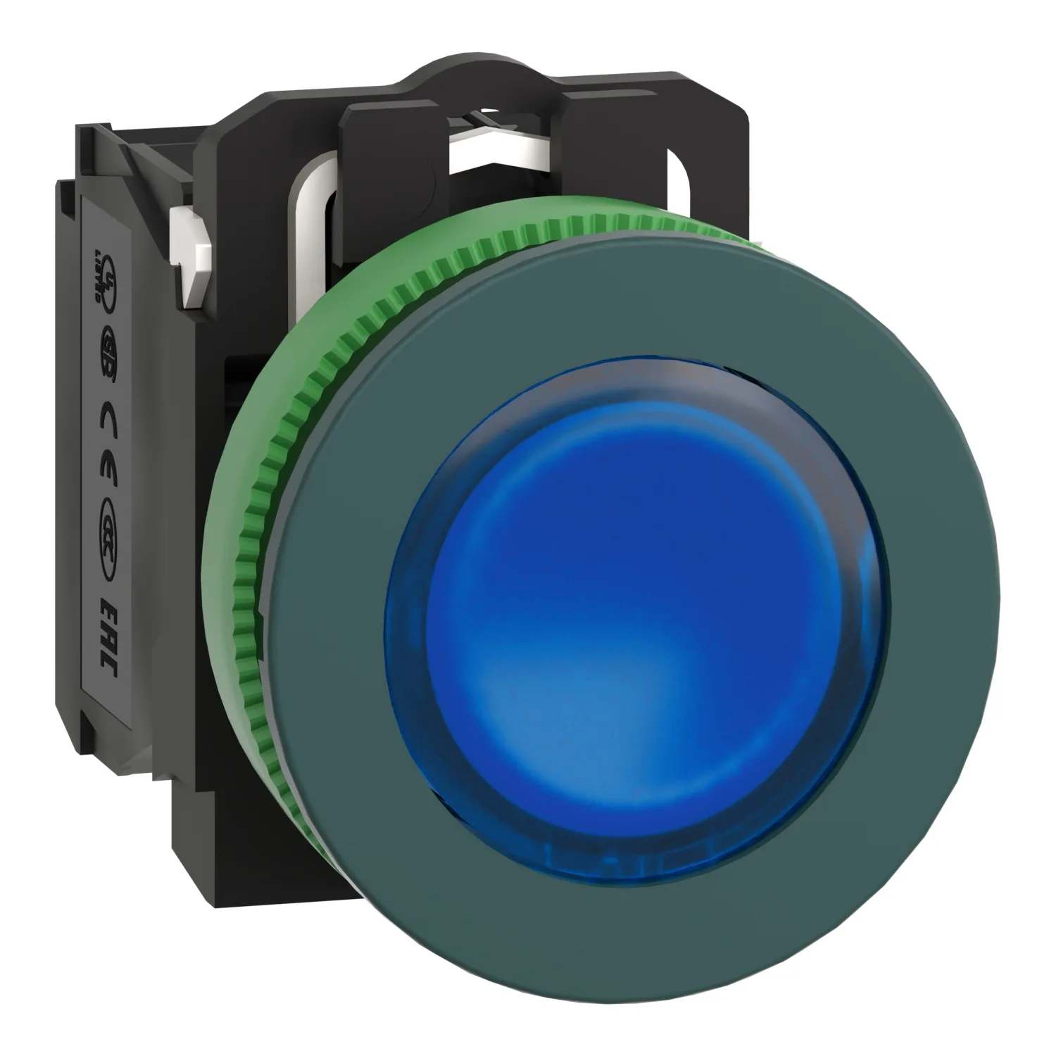 Schneider XB5FW36B5 - Işıklı, yaylı butonlar LED 24 VAC /DC Beyaz 1 NA+1 NK