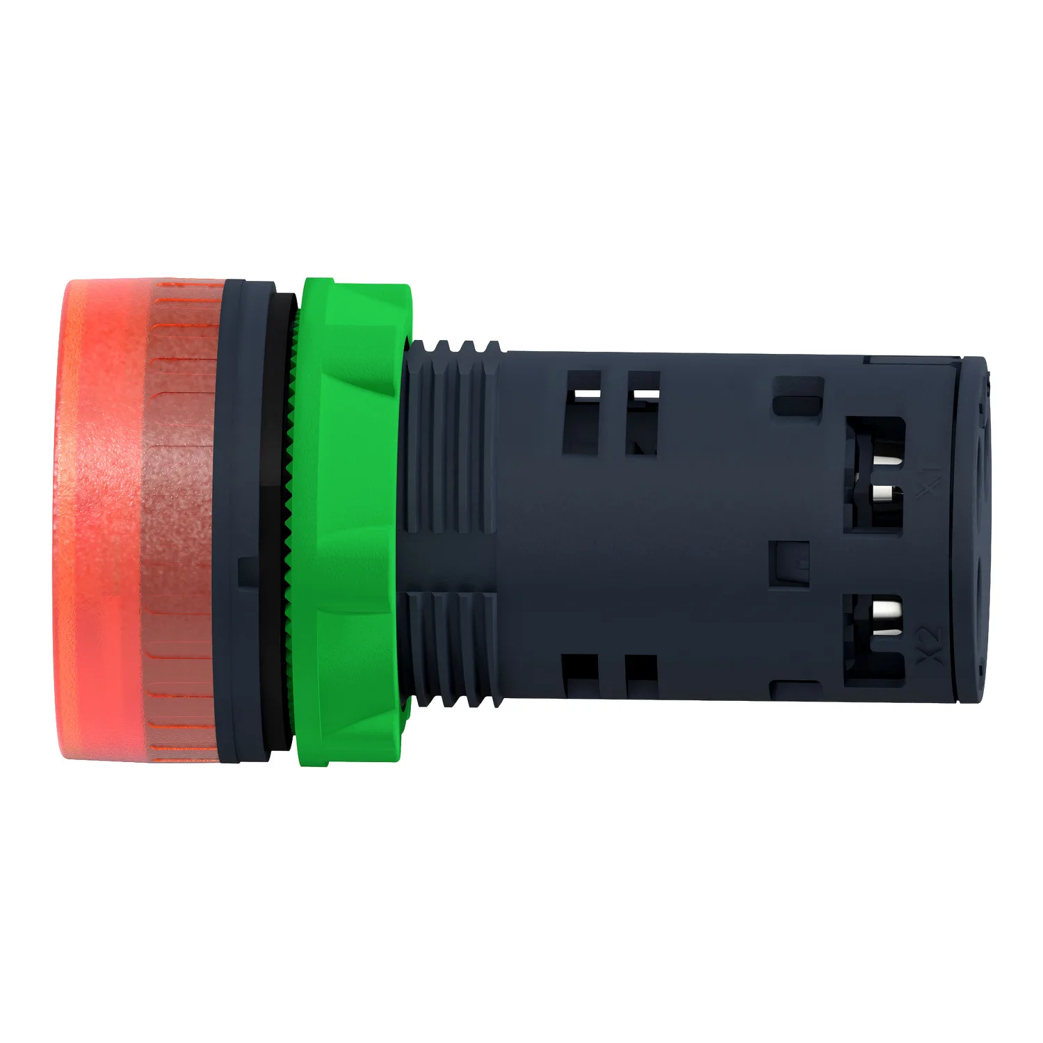 XB5KS2B4 - 90 db ışıklı buzzer 24V AC/DC Kırmızı - 3