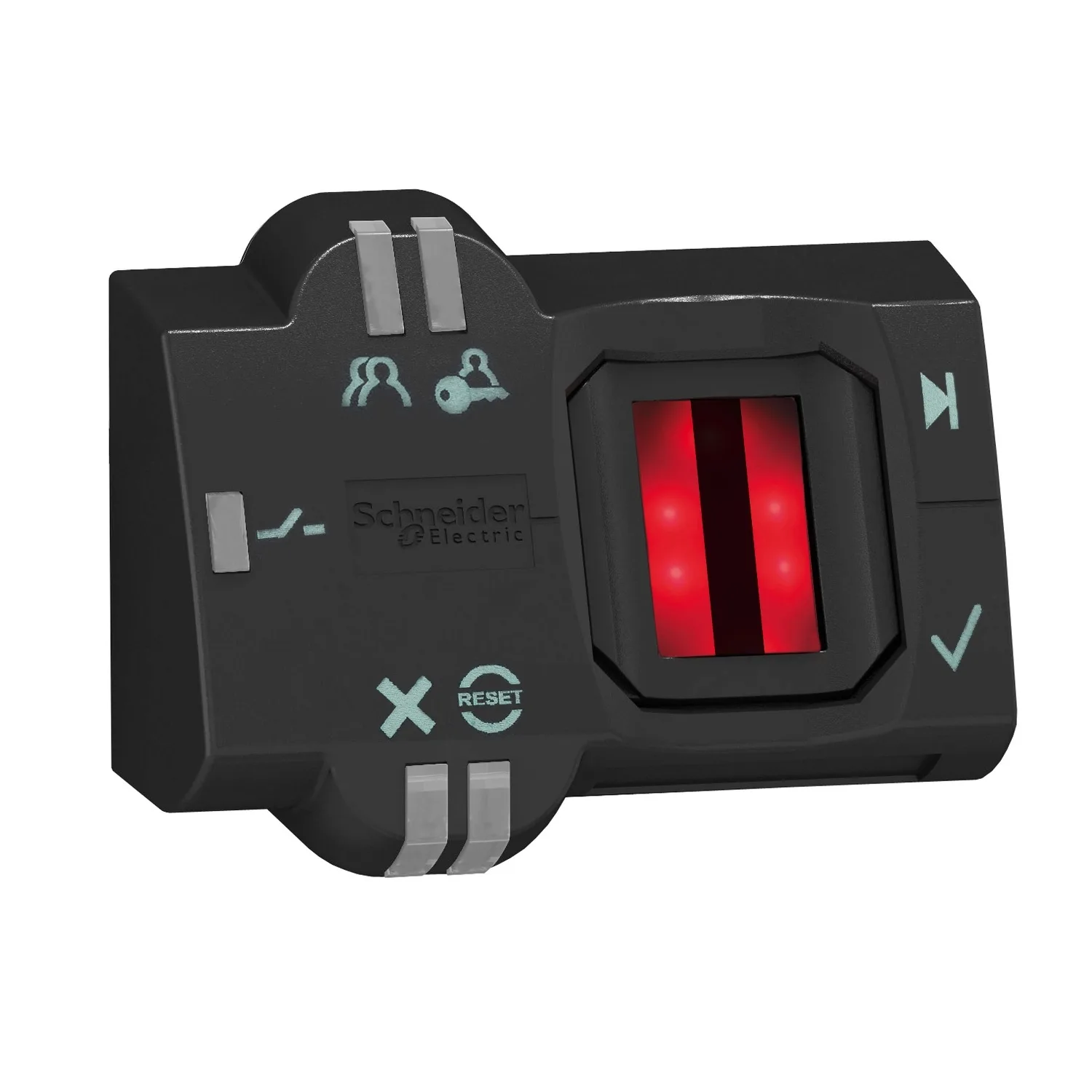 Schneider XB5S2B2L2 - Anahtar: biyometrik; 22mm; Sabit konum: 1; Harmony XB5S; Konum: 2; Ø22.3mm