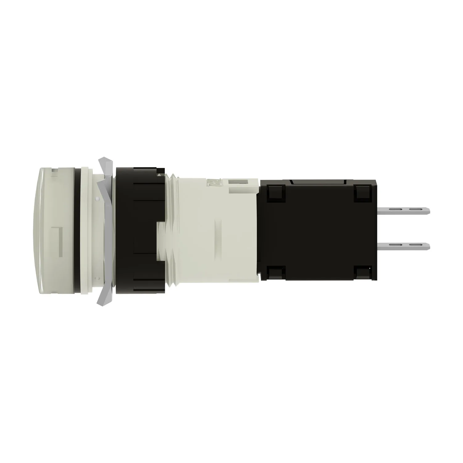 Schneider XB6AV1BB - İkaz lambası; 16 mm; Harmony XB6; Işıklandırma: LED; Ø16 mm; IP65; beyaz