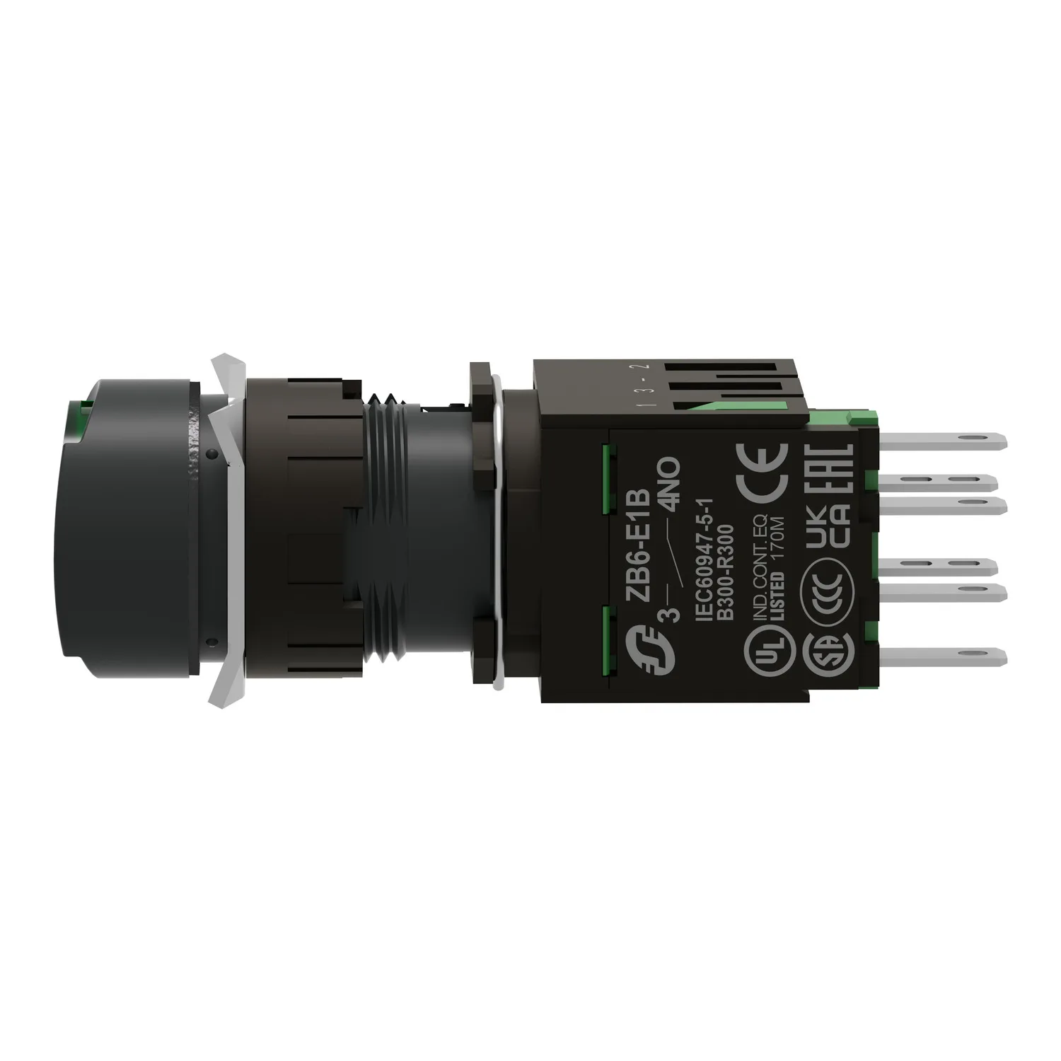 Schneider XB6AW3B1B - ROUND ILL.PUSH-BUT.GR.NO