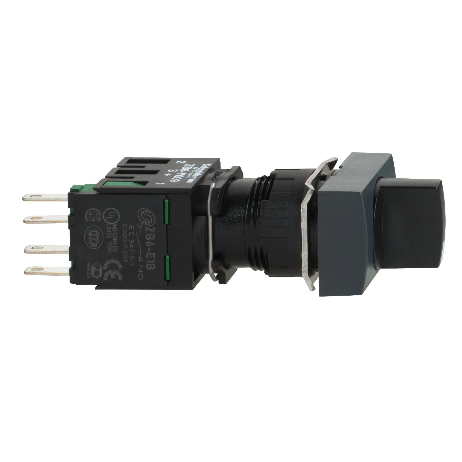 Schneider XB6DD221B - Anahtar: döner; 16mm; Sabit poz: 2; NA; siyah; yok; Harmony XB6