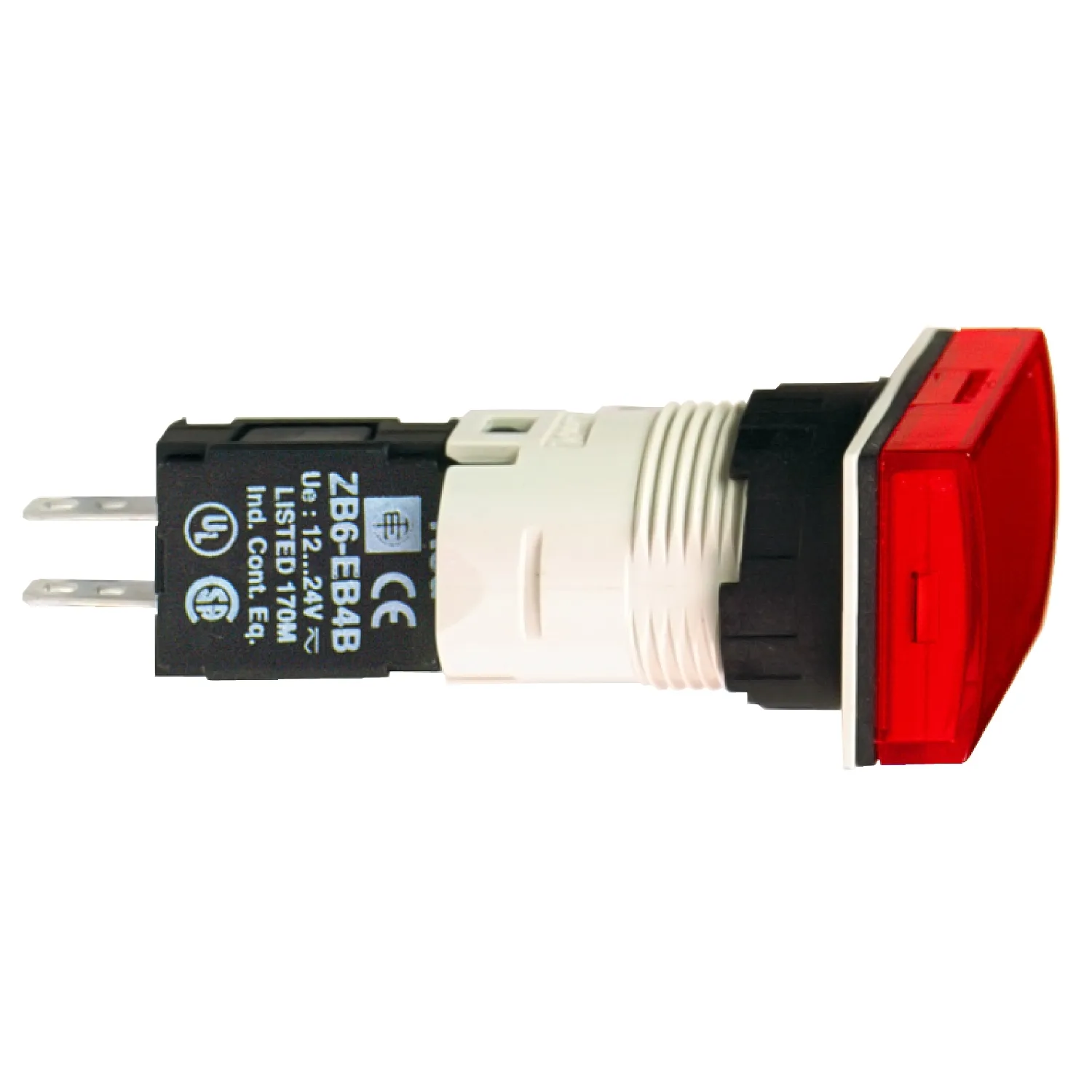 Schneider XB6DV4BB - İkaz lambası; 16 mm; Harmony XB6; Işıklandırma: LED; Ø16mm; IP65; kırmızı