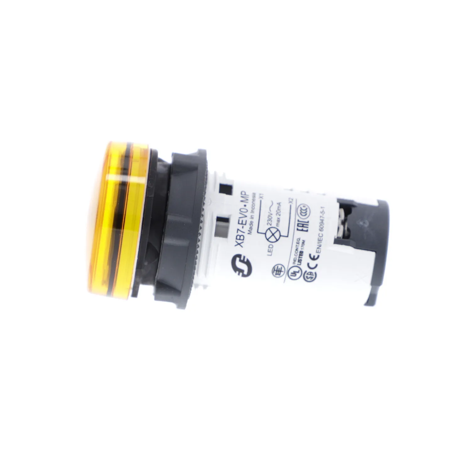Kontrolllämpchen; 22mm; Harmony XB7; Bel: LED; 230V; Ø22mm; IP65 - 3