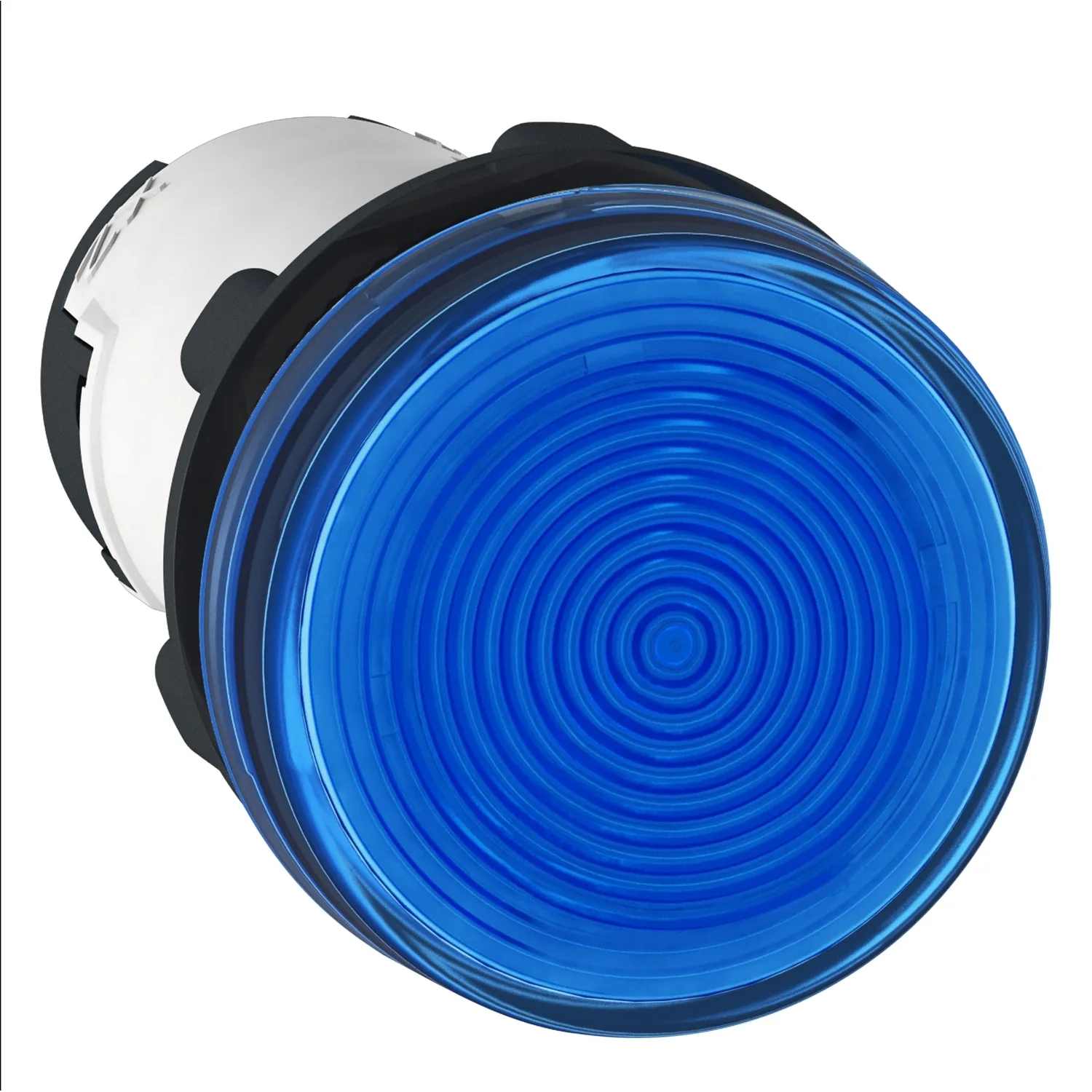 Schneider XB7EV760P - round pilot light Ø 22 - blue - BA 9s base - 230 V - screw clamp terminals