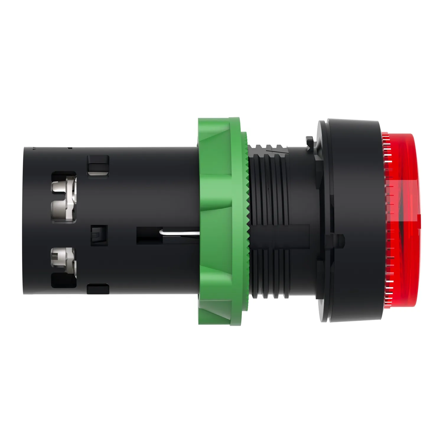 Schneider XB7NW34M2 - Harmony bouton poussoir lumineux - Ø22 - LED rouge - à impulsion - 1O - 230v