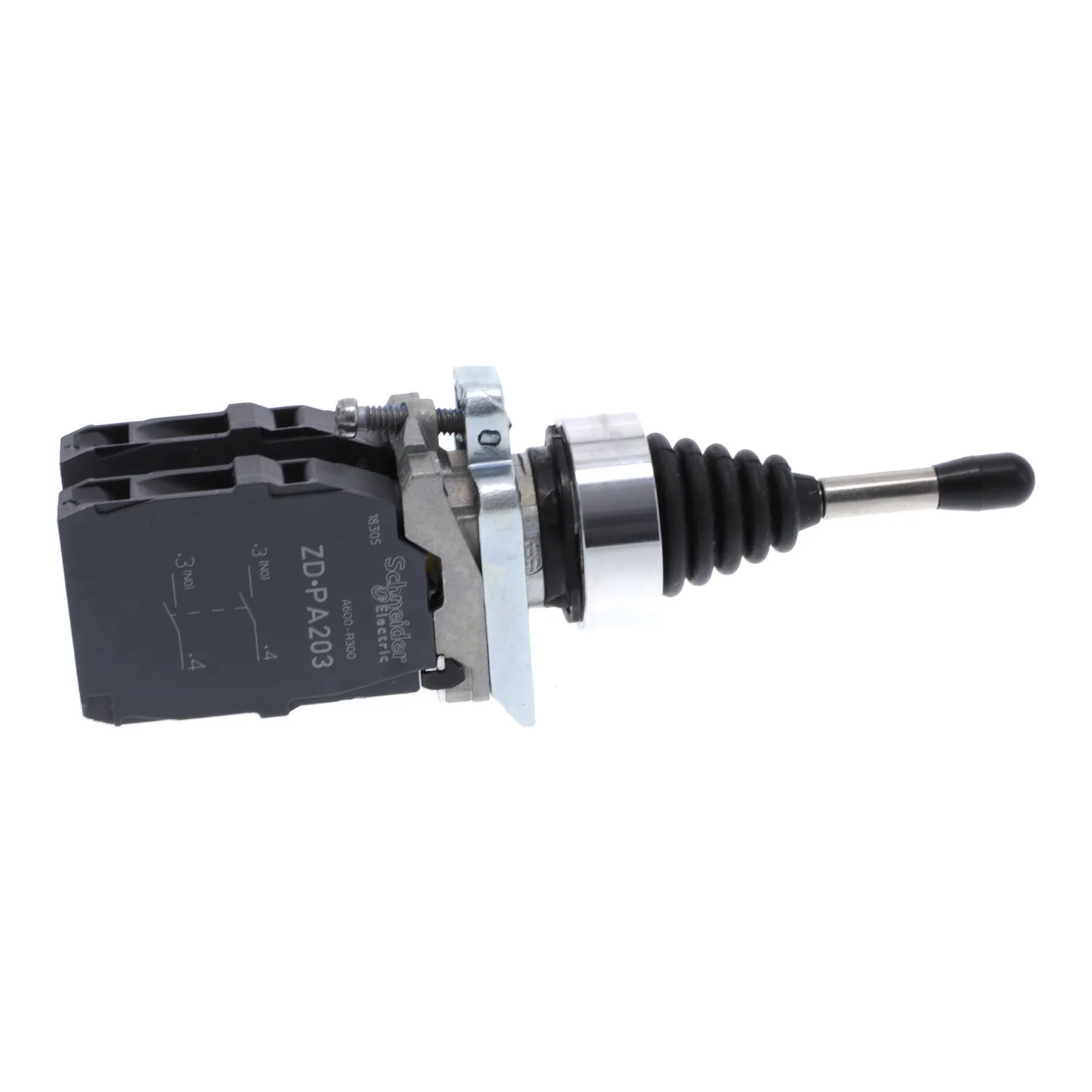 Commutateur: joystick; 22mm; Pos.stab: 5; NO x4; noir; manque; IP66 - 2