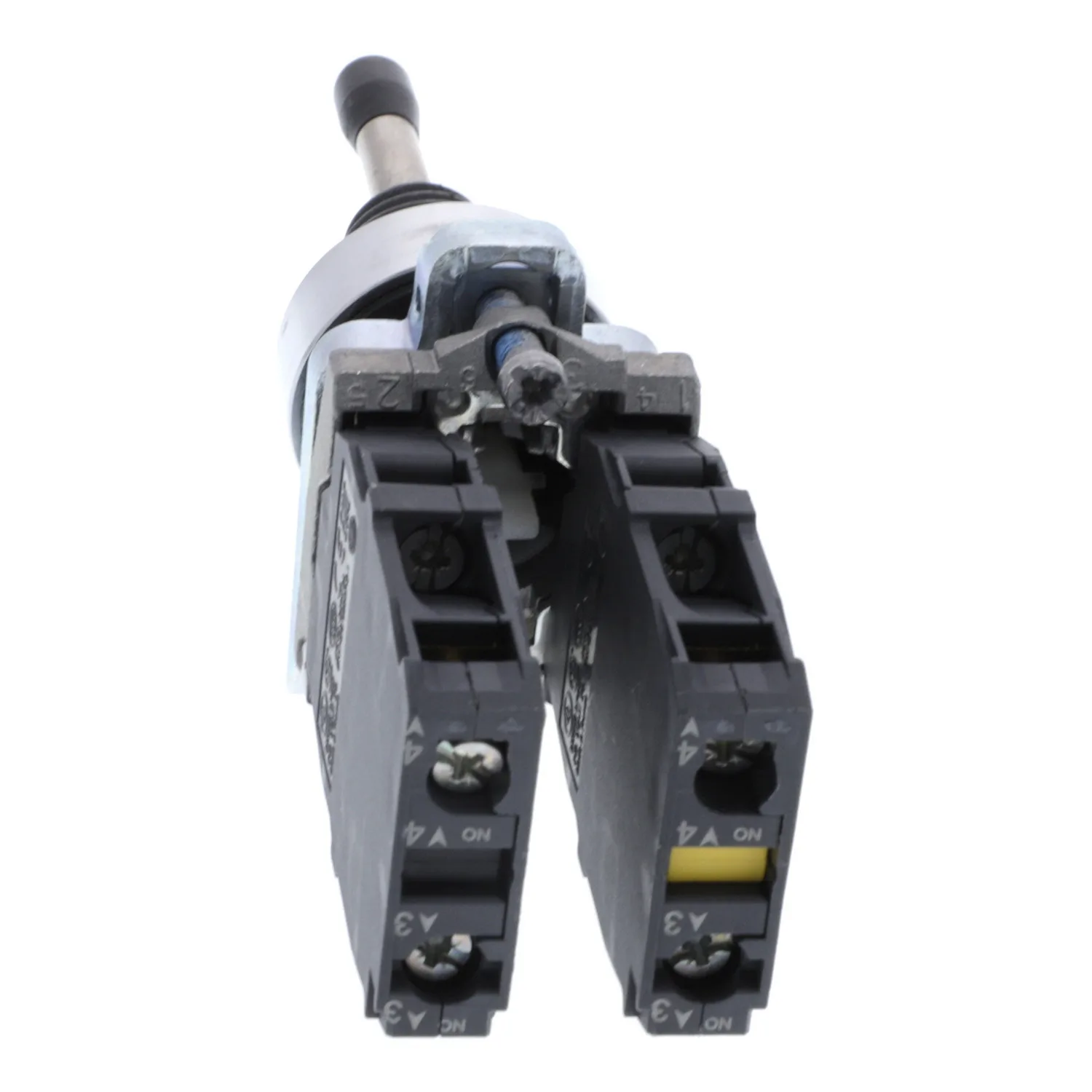 Commutateur: joystick; 22mm; Pos.stab: 5; NO x4; noir; manque; IP66 - 3