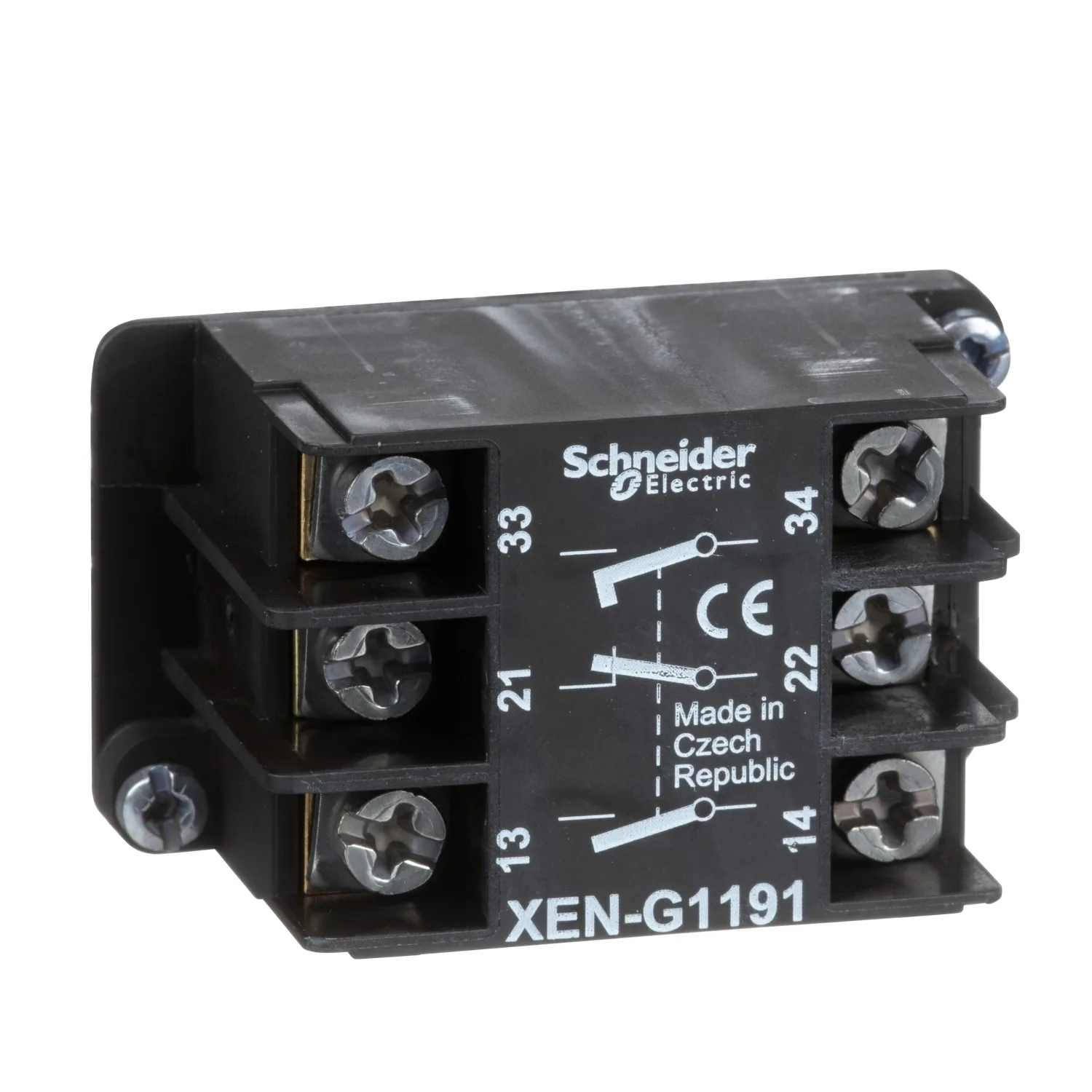 Schneider XENG1191 - Kontaktelement; NC + NO x2; -25÷70°C; Bel.AC @R: 3A/240VAC