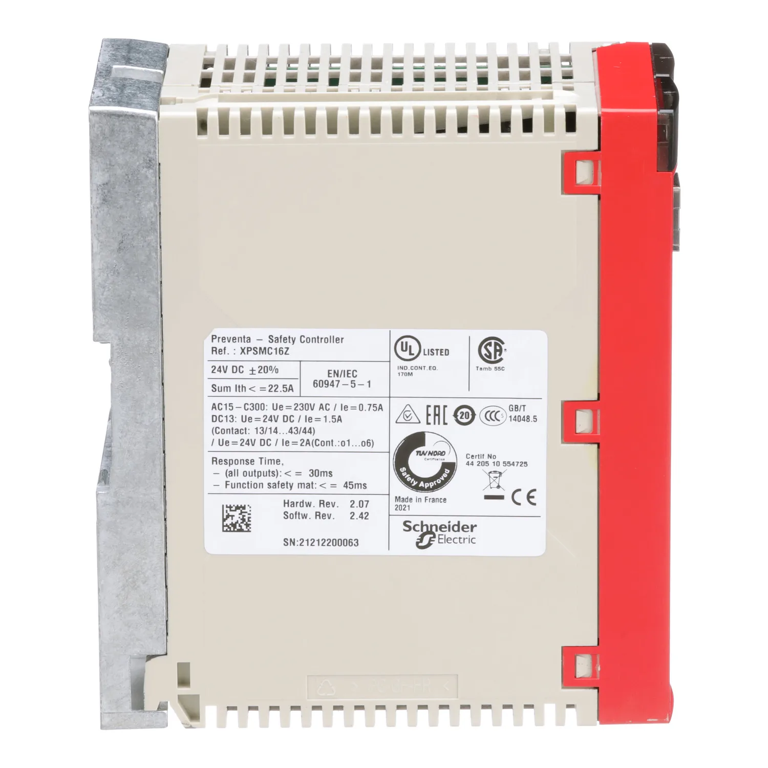 Automation module: safety controller; 24VDC; IN: 16; XPSMC; Modbus - 4