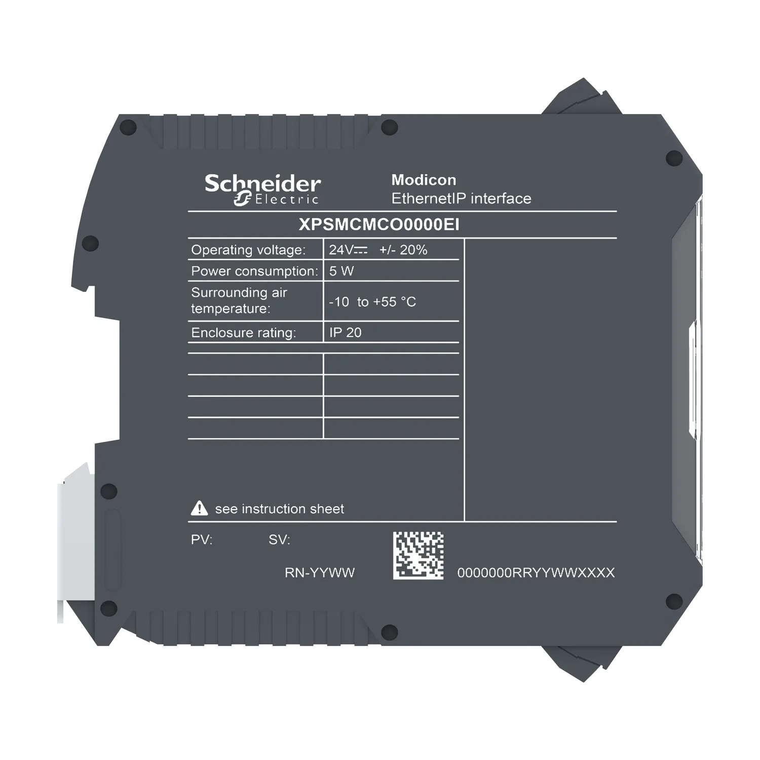 XPSMCMCO0000EI - Haberleşme (non-safe) modülleri - EtherNet/IP - 4