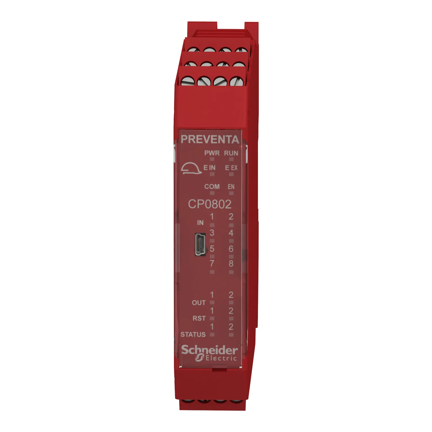 CPU des modularen Sicherheitscontrollers Modicon XPSMCM, V1, 8E, 2x2A, Schraubklemmen - 5