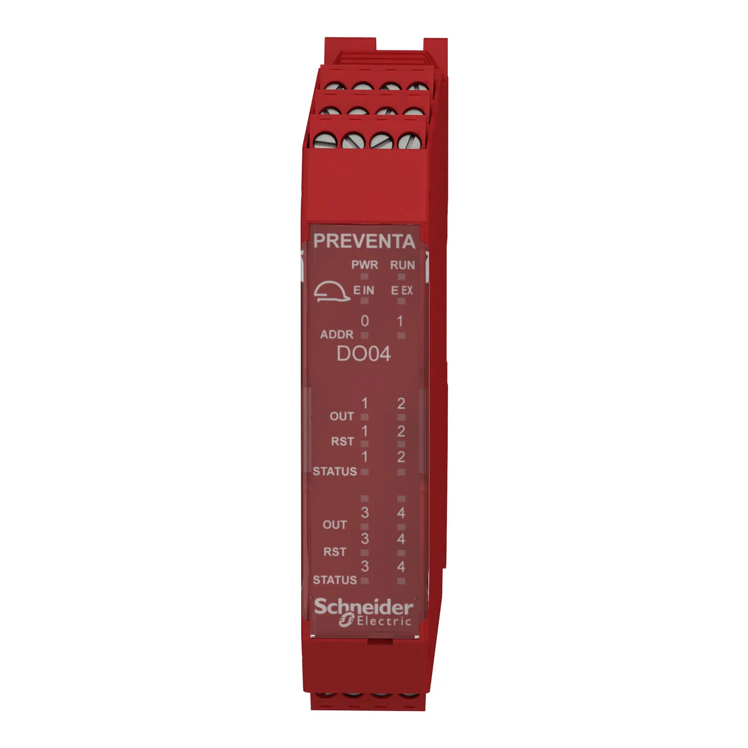XPSMCMDO0004 - Safety Genişleme Modülü, 4 çift güvenlik çıkışı, 24V DC - 4