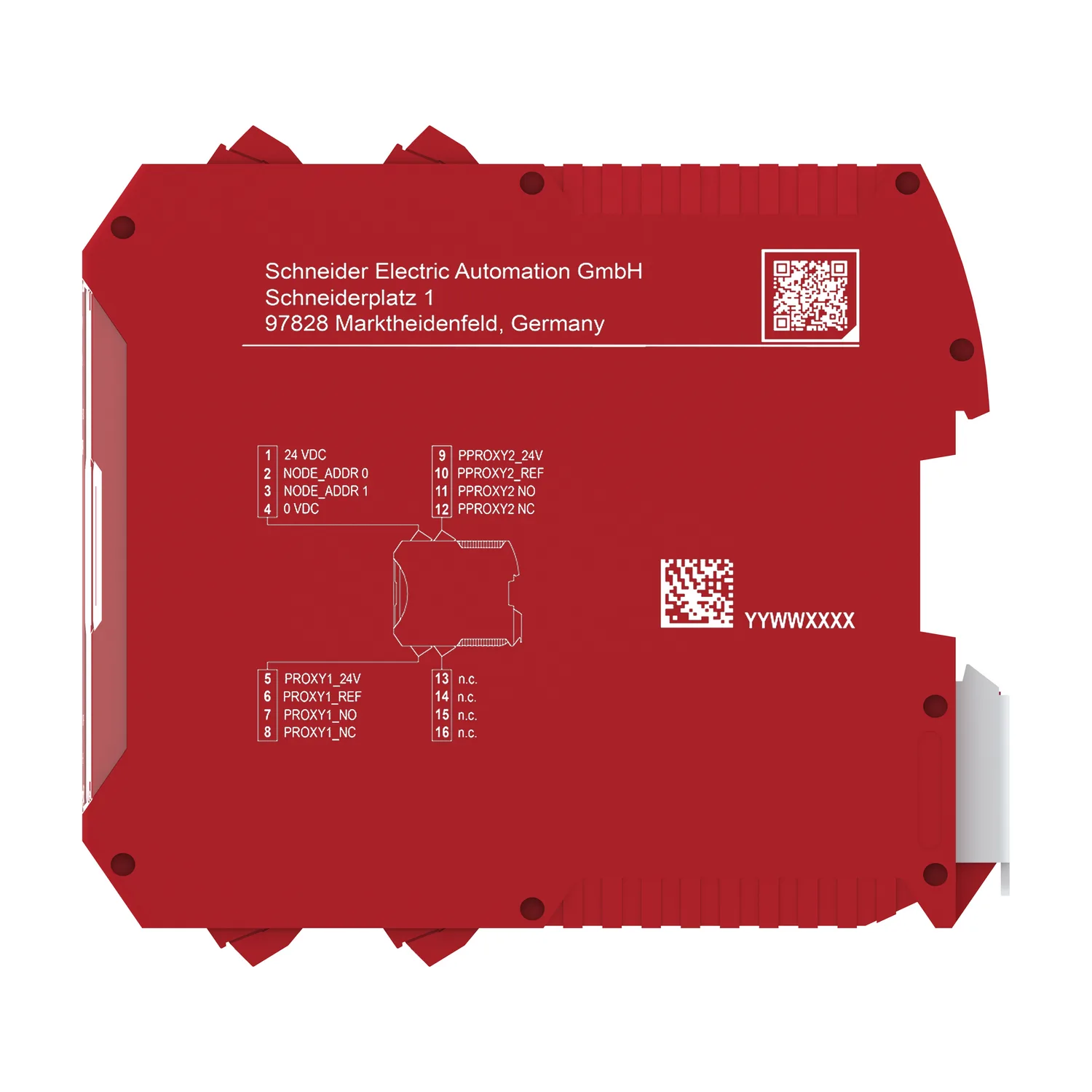 Drehzahl-Erweiterungsmodul Modicon XPSMCM, 2 Näherungsschalter, Schraubklemmen - 3