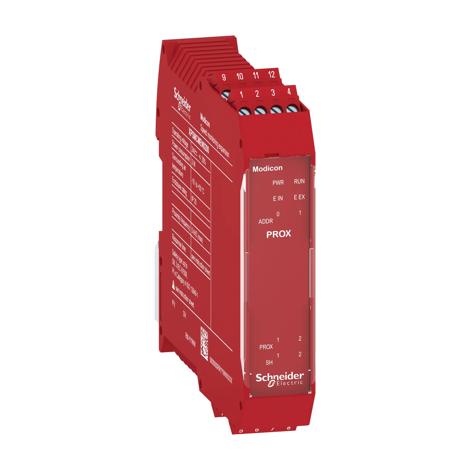 Schneider XPSMCMEN0200 - Drehzahl-Erweiterungsmodul Modicon XPSMCM, 2 Näherungsschalter, Schraubklemmen
