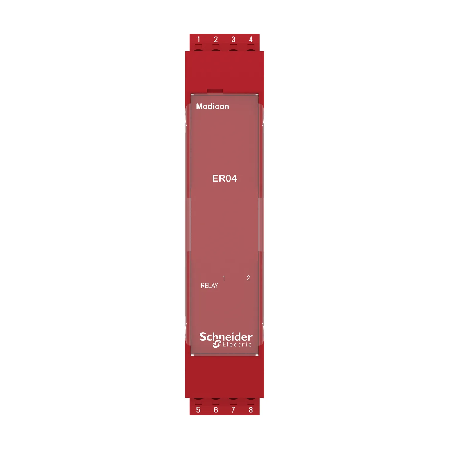 XPSMCMER0004 - Safety Röle Çıkış Modülü, Genişleme bus bağlantısız 1 çıkış için 2 emniyet röle çıkış (2 NO + 1 NC) - 6