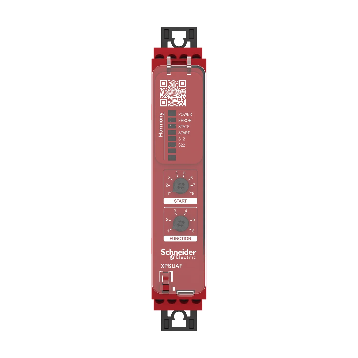 XPSUAF13AP - E-stop, ışık bariyeri, koruma anahtarı, manyetik anahtar, 2 güvenli giriş, 2NA, 24V AC/DC - 3