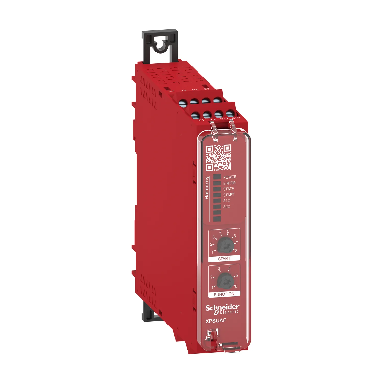 Schneider XPSUAF33AP - E-stop, ışık bariyeri, koruma anahtarı, manyetik anahtar, 2 güvenli giriş, 2NA, 48-240V AC