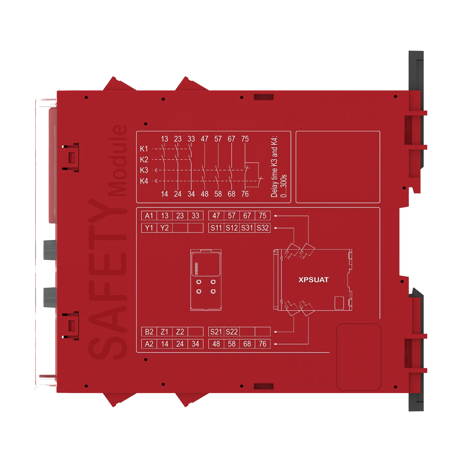 XPSUAT13A3AP - E-stop, ışık bariyeri, kenar algılama, koruma anahtarı, 2 poz. + 1 neg., 3NA + 3NA + 1NK, 24V AC/DC - 3