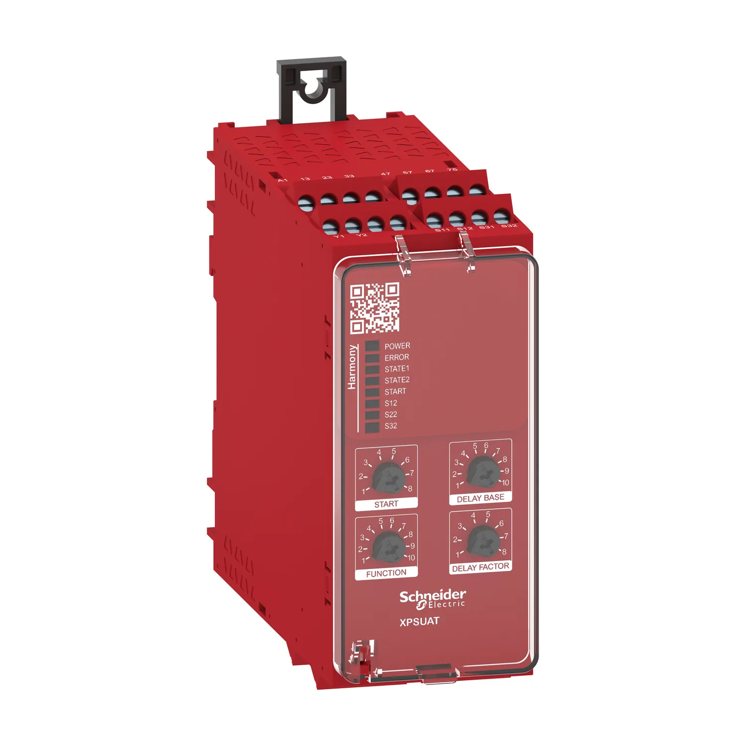 Schneider XPSUAT33A3AP - E-stop, ışık bariyeri, kenar algılama, koruma anahtarı, 2 poz. + 1 neg., 3NA + 3NA + 1NK, 48-240V AC