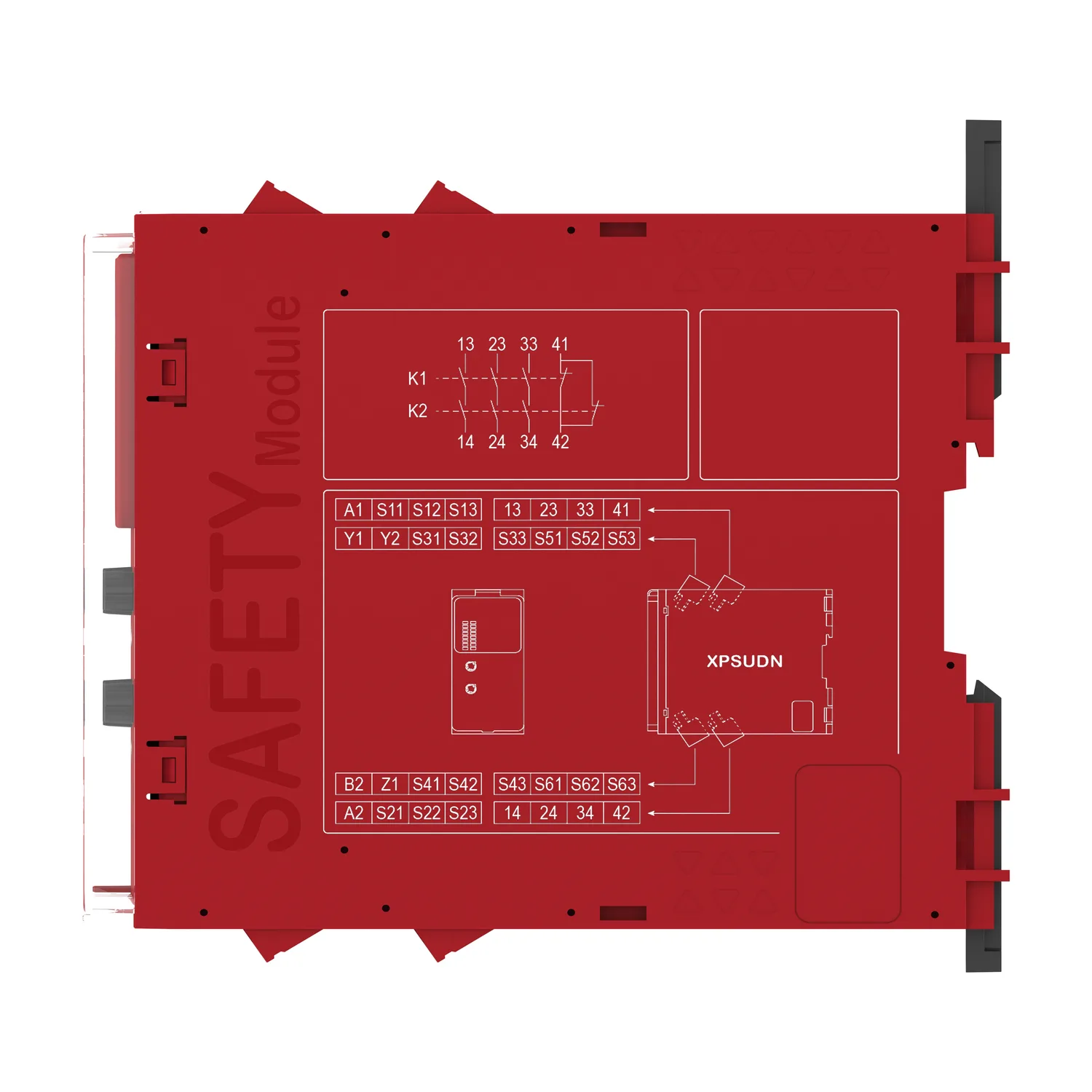 Sicherheitsrelais Harmony Universal, 8Funktionen, 6Kreise/12Kanäle, PLe/Kat4/SIL3, 3S 1Ö, Diagnose, 24VAC 24VDC, Schraub - 6