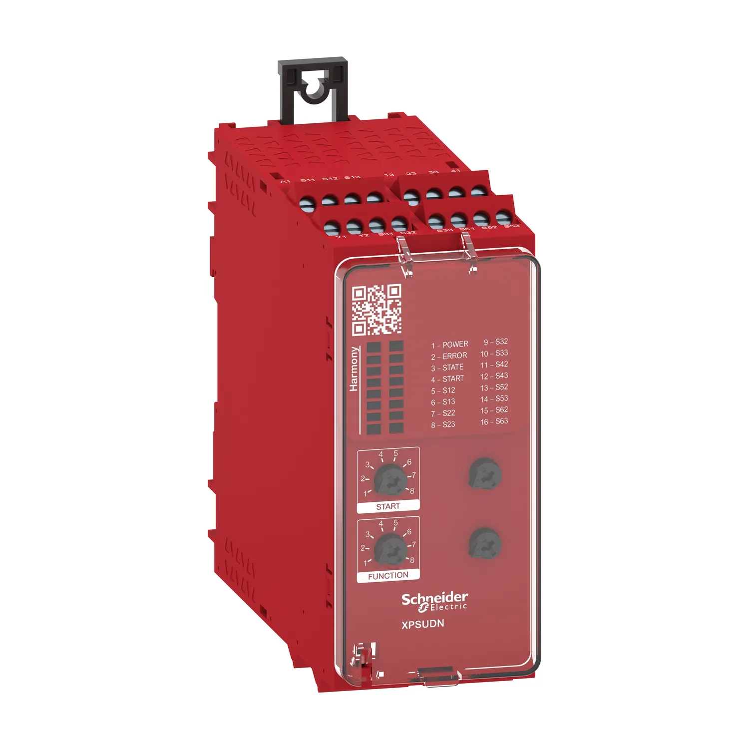 Schneider XPSUDN13AP - Sicherheitsrelais Harmony Universal, 8Funktionen, 6Kreise/12Kanäle, PLe/Kat4/SIL3, 3S 1Ö, Diagnose, 24VAC 24VDC, Schraub