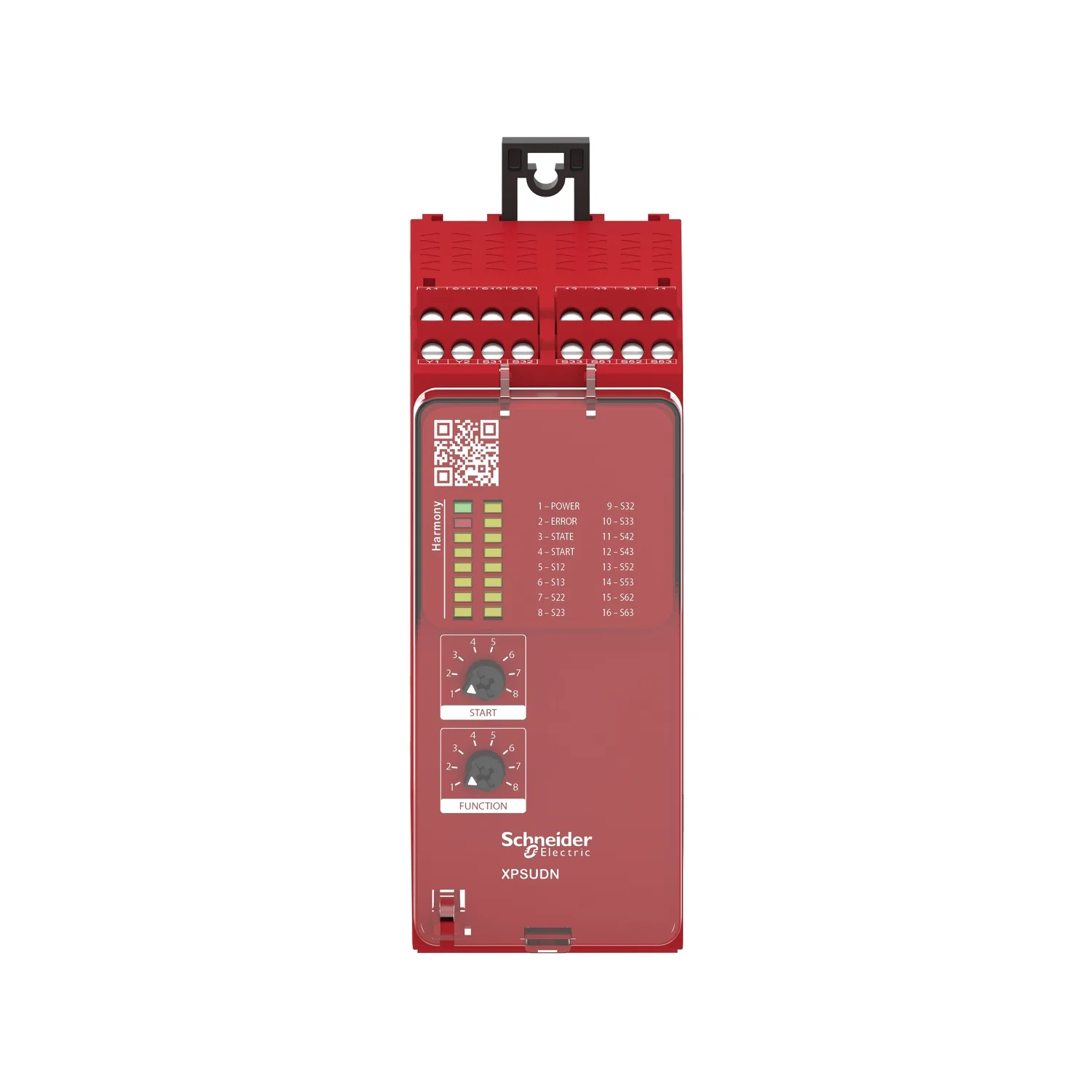 Sicherheitsrelais Harmony Universal, 8Funktionen, 6Kreise/12Kanäle, PLe/Kat4/SIL3, 3S 1Ö, Diagnose, 48-240VAC/DC, Schraub - 2