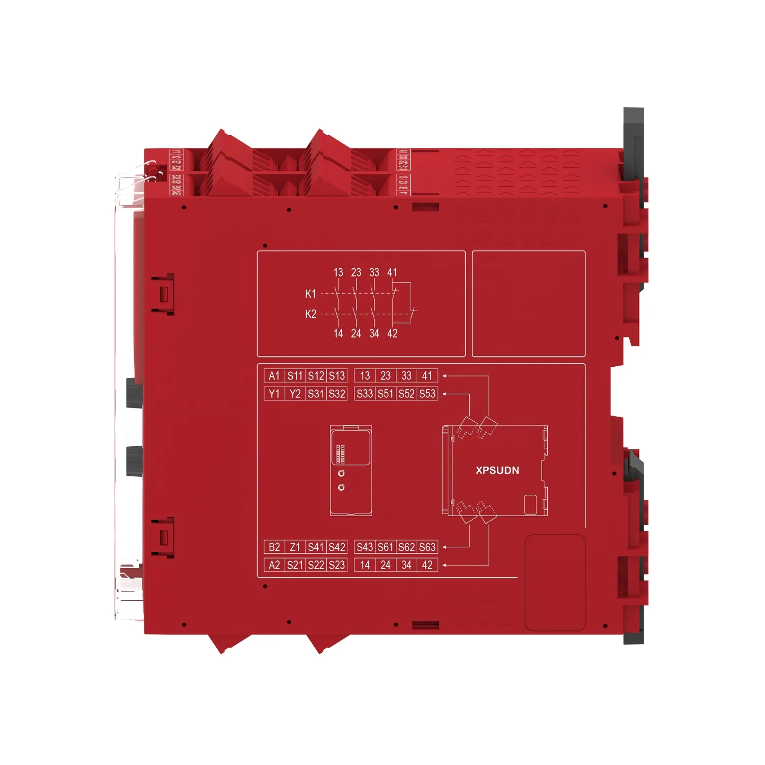 Schneider XPSUDN33AP - Sicherheitsrelais Harmony Universal, 8Funktionen, 6Kreise/12Kanäle, PLe/Kat4/SIL3, 3S 1Ö, Diagnose, 48-240VAC/DC, Schraub