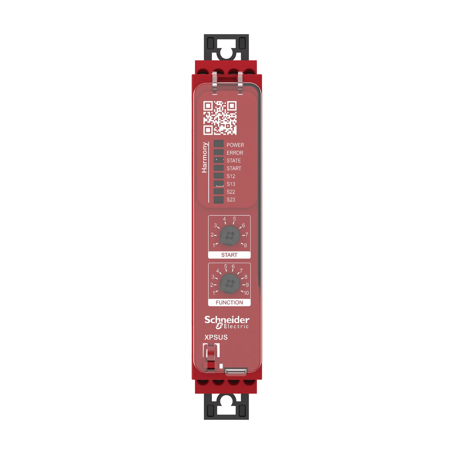 XPSUS12AP - E-stop, ışık bariyeri, two-hand kontrol, kenar algılama, 2 güvenli giriş, 2NA, 24V AC/DC - 3