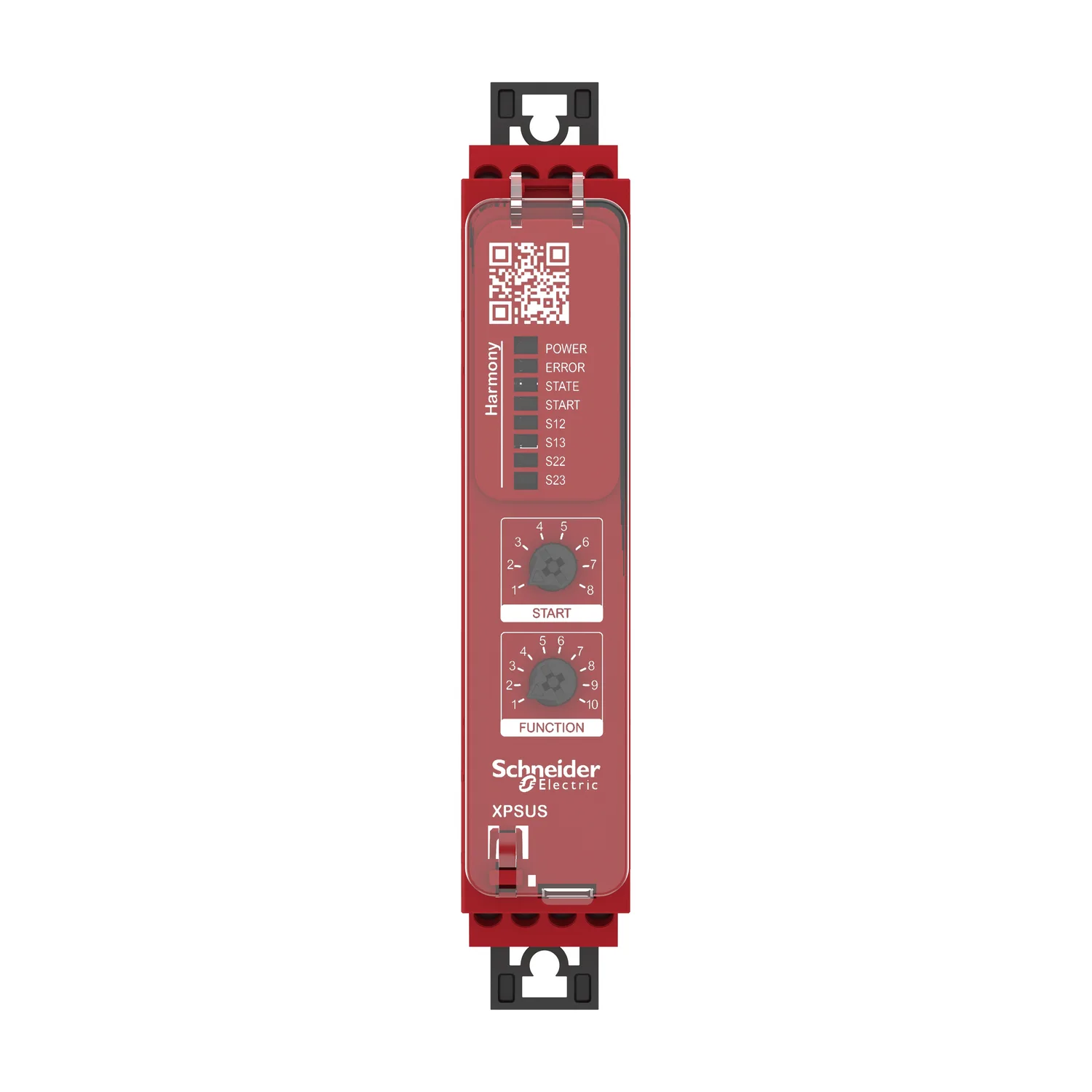 XPSUS32AP - E-stop, light curtain, two-hand control, edge detection, 2 safety inputs, 2NA, 48-240V AC - 3