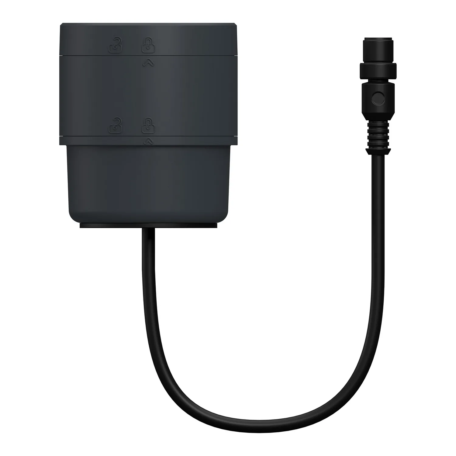 Basiselement, Harmony XVB7, modular, 70mm, M12-Stecker, 24V ACDC, Adapter, Abdeckung, bis 4 Ebenen, dunkelgrau - 2