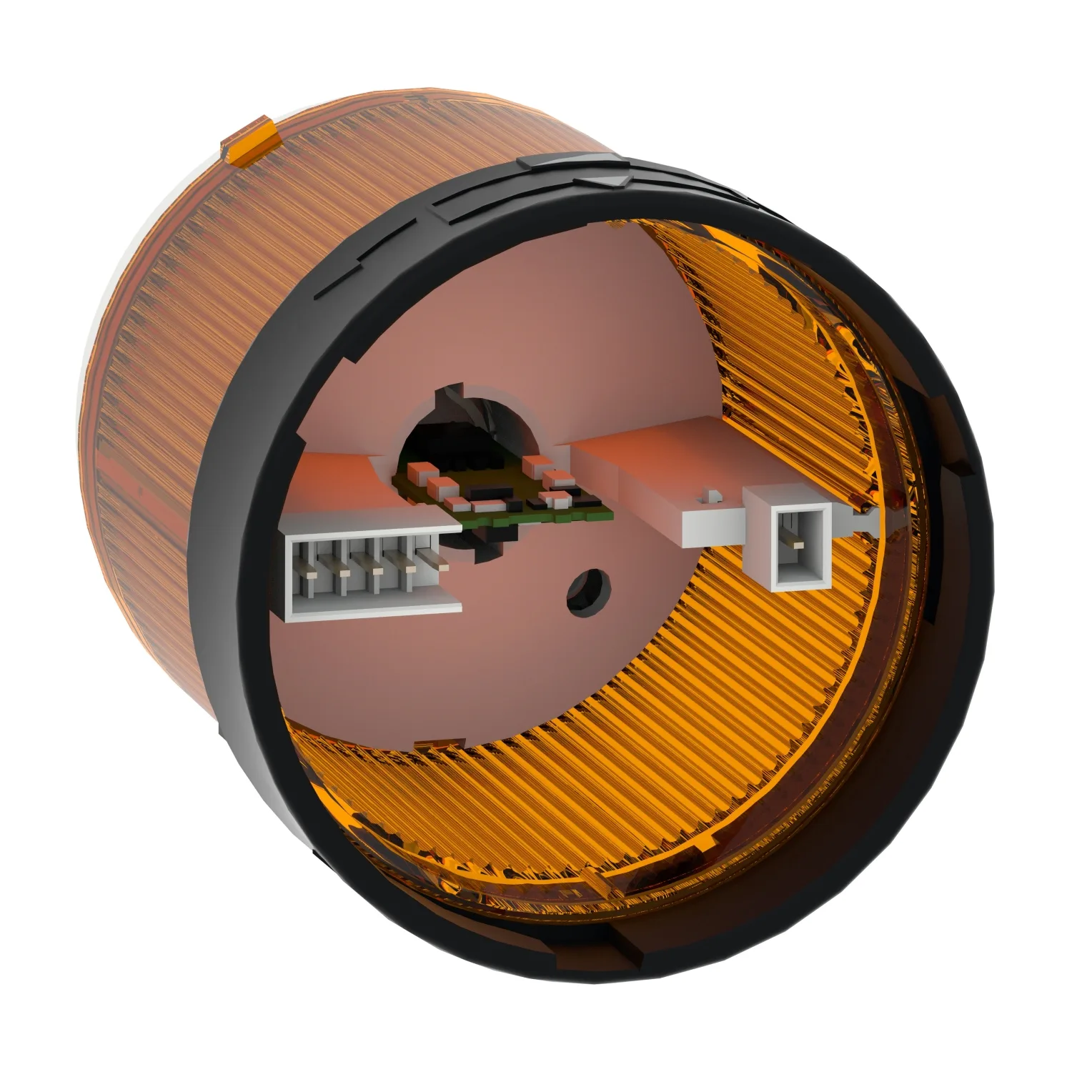Automatisierungsmodul: Visueller Signalgeber; orange; LED; 24VDC - 4