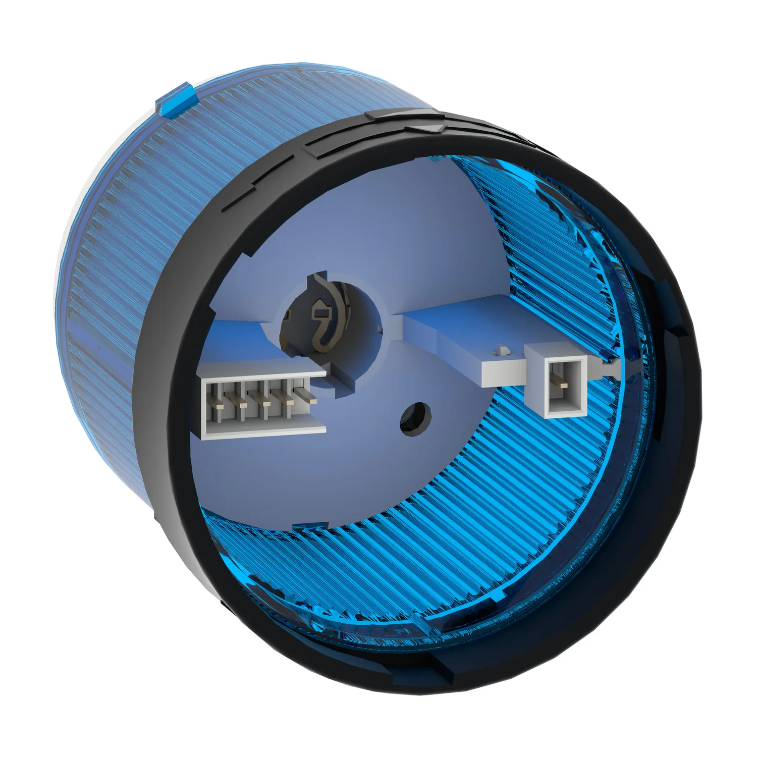 Schneider XVBC36 - Automatisierungsmodul: Visueller Signalgeber; blau; 0÷250VDC