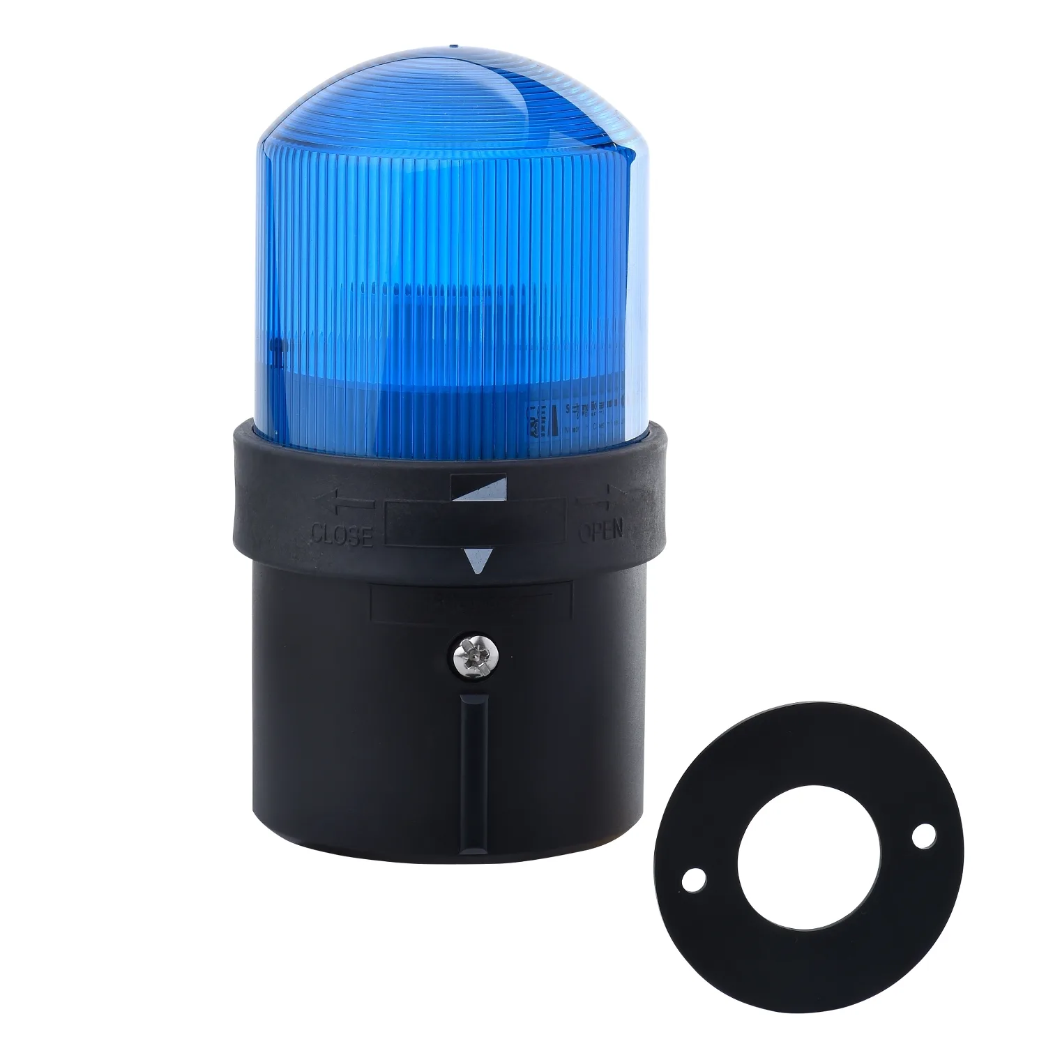 Schneider XVBL0M6 - Complete beacon, Harmony XVB Universal, Ø 70 mm tower light, steady, blue, IP65, 230 V