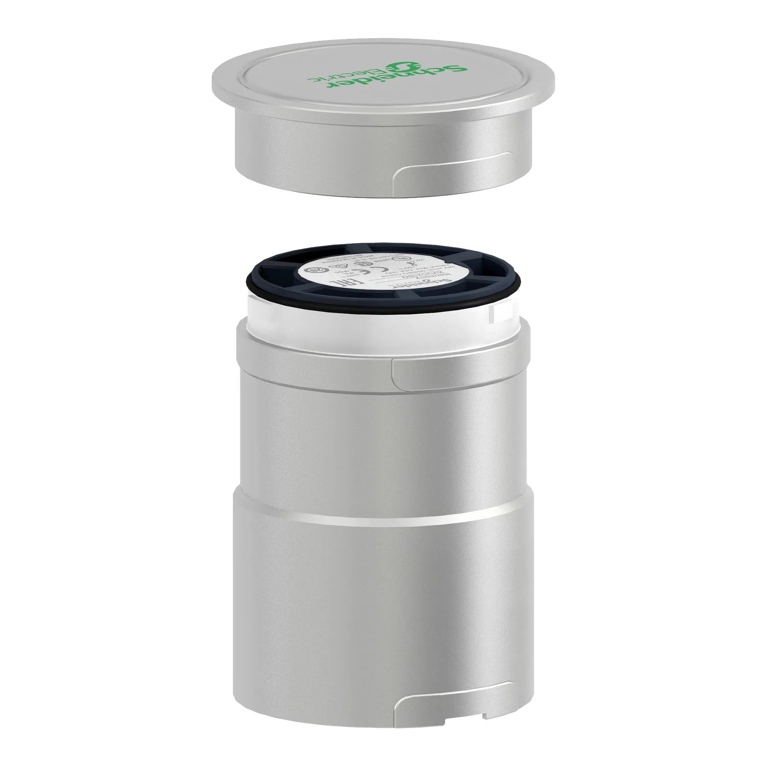 Automatisierungsmodul: Sockel; silber; 24VDC; 24VAC; IP55; Ø60mm - 3