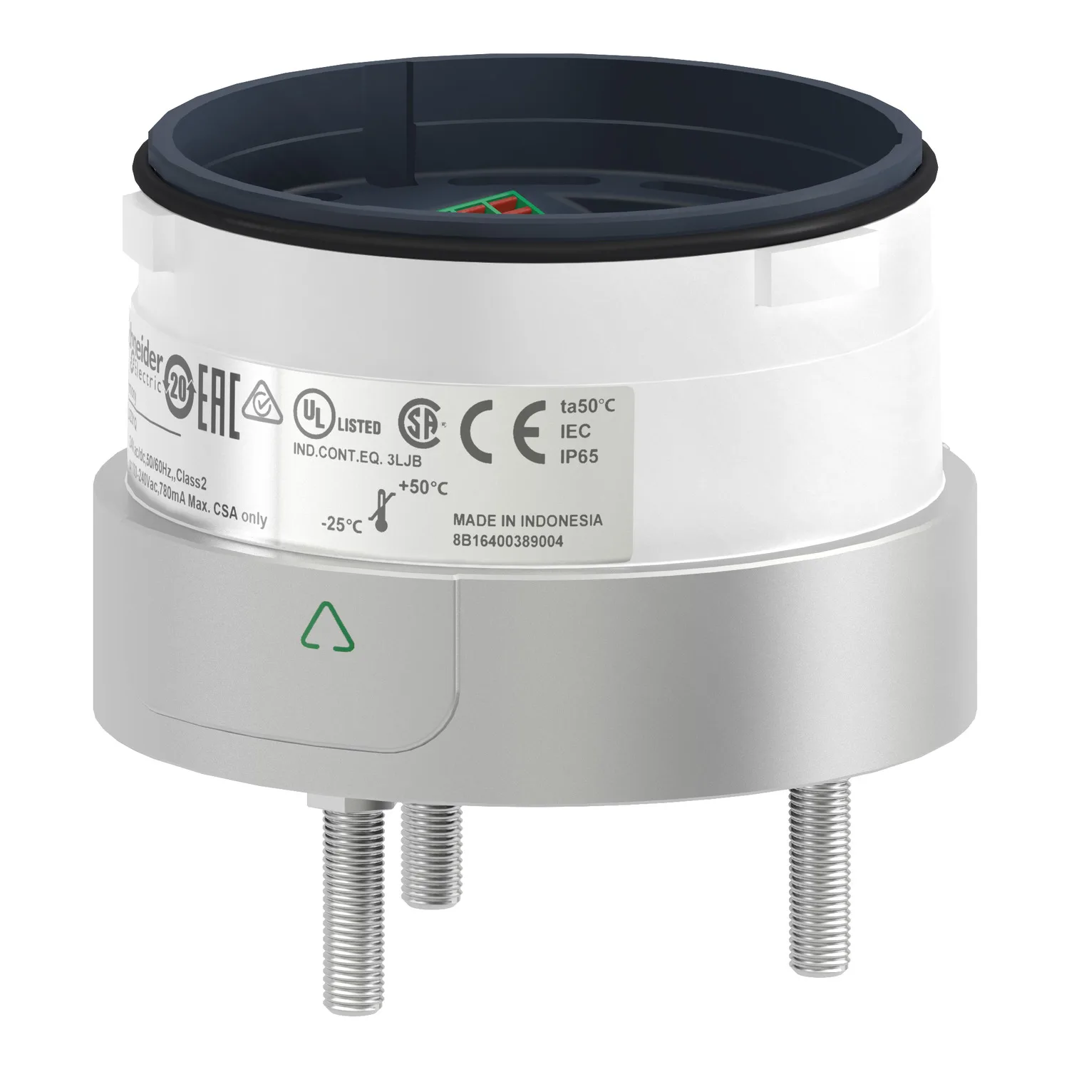 Mounting holder; silver; IP65; Ø60mm; -25÷50°C; signalling column - 3