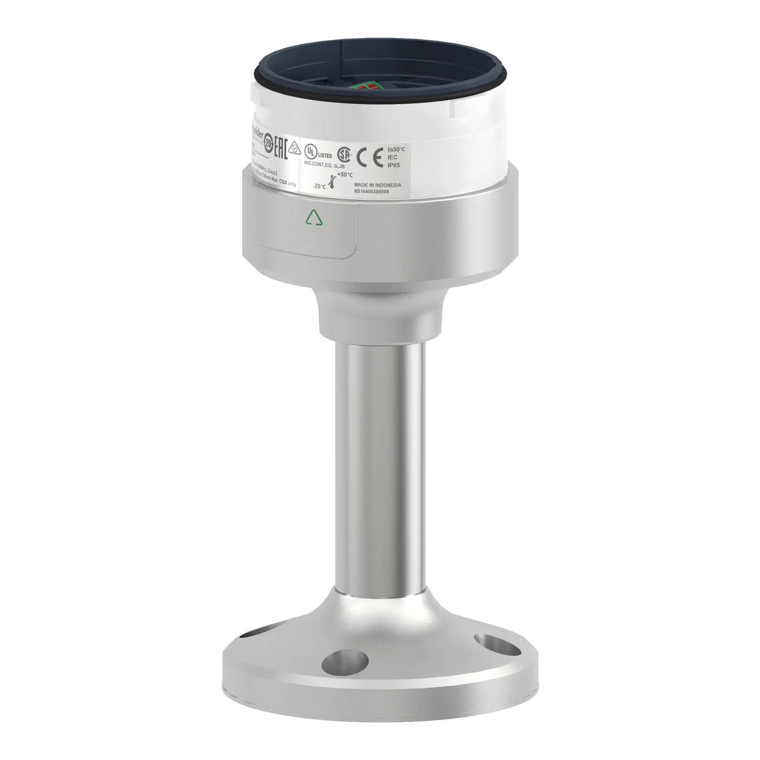 Schneider XVUZ02Q - Dikey tutucu; gümüş; IP65; Ø60mm; -25÷50°C; sinyal kolonu